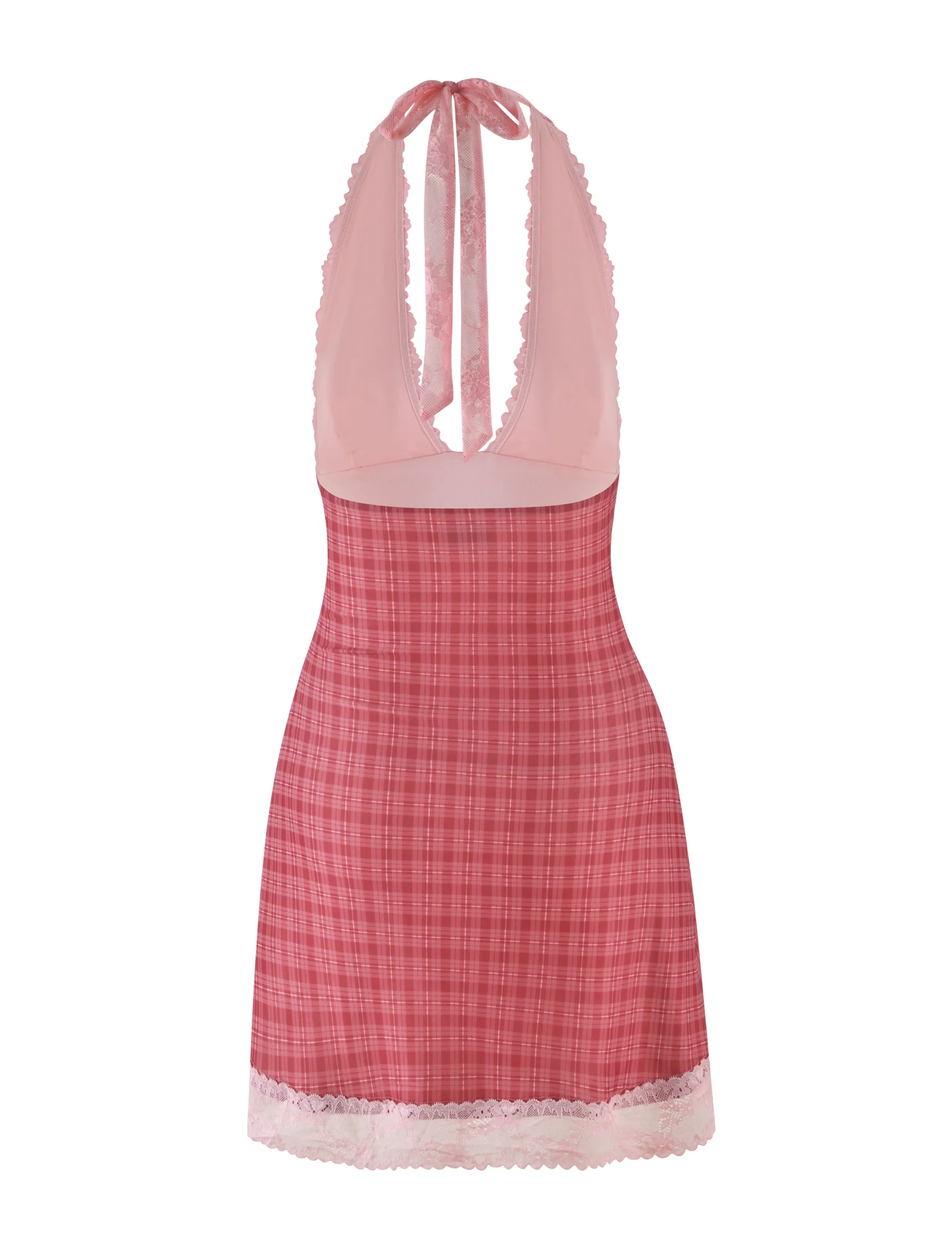 NAVIA DRESS - RED : RED CHECK