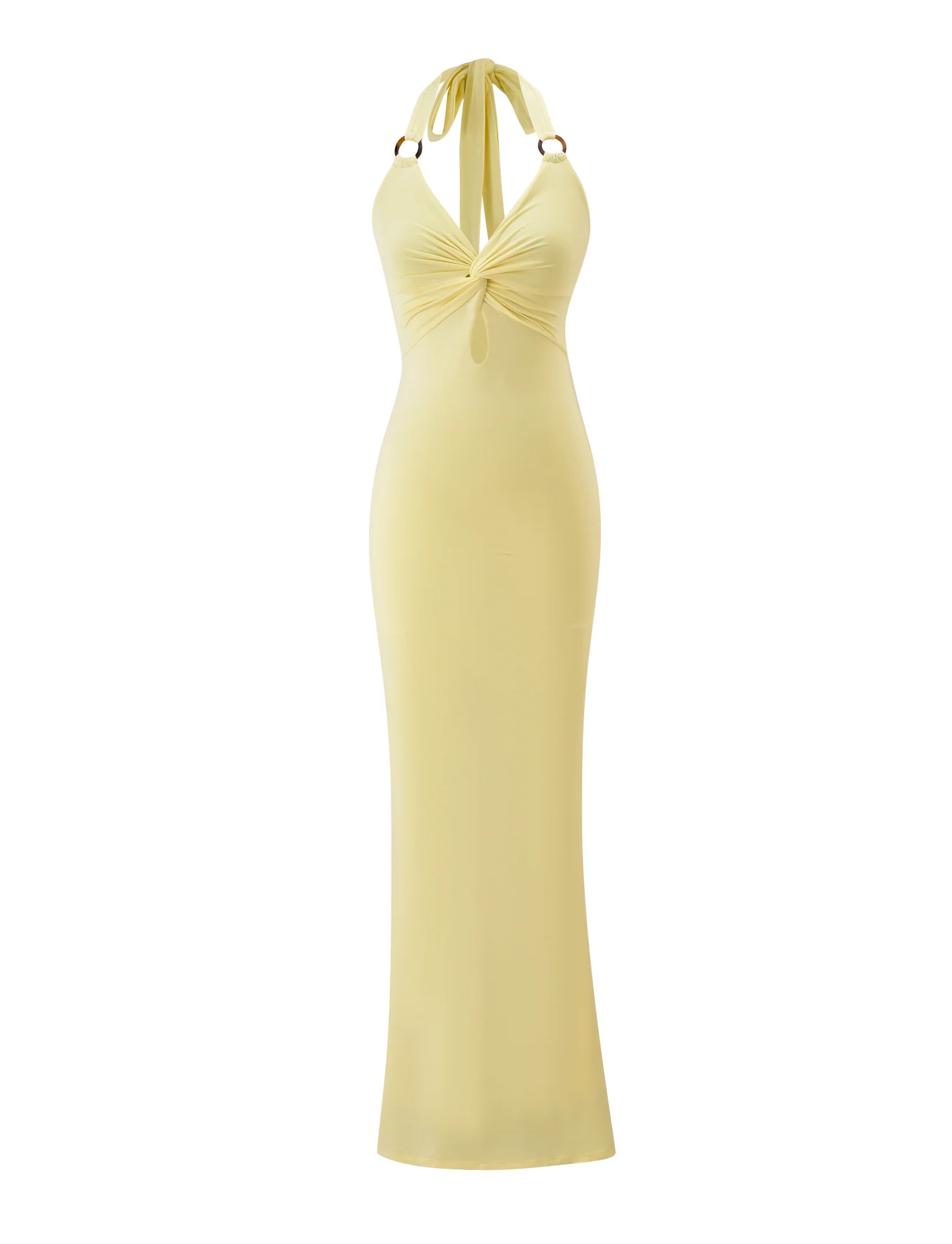 ZENEVA MAXI DRESS - LEMON