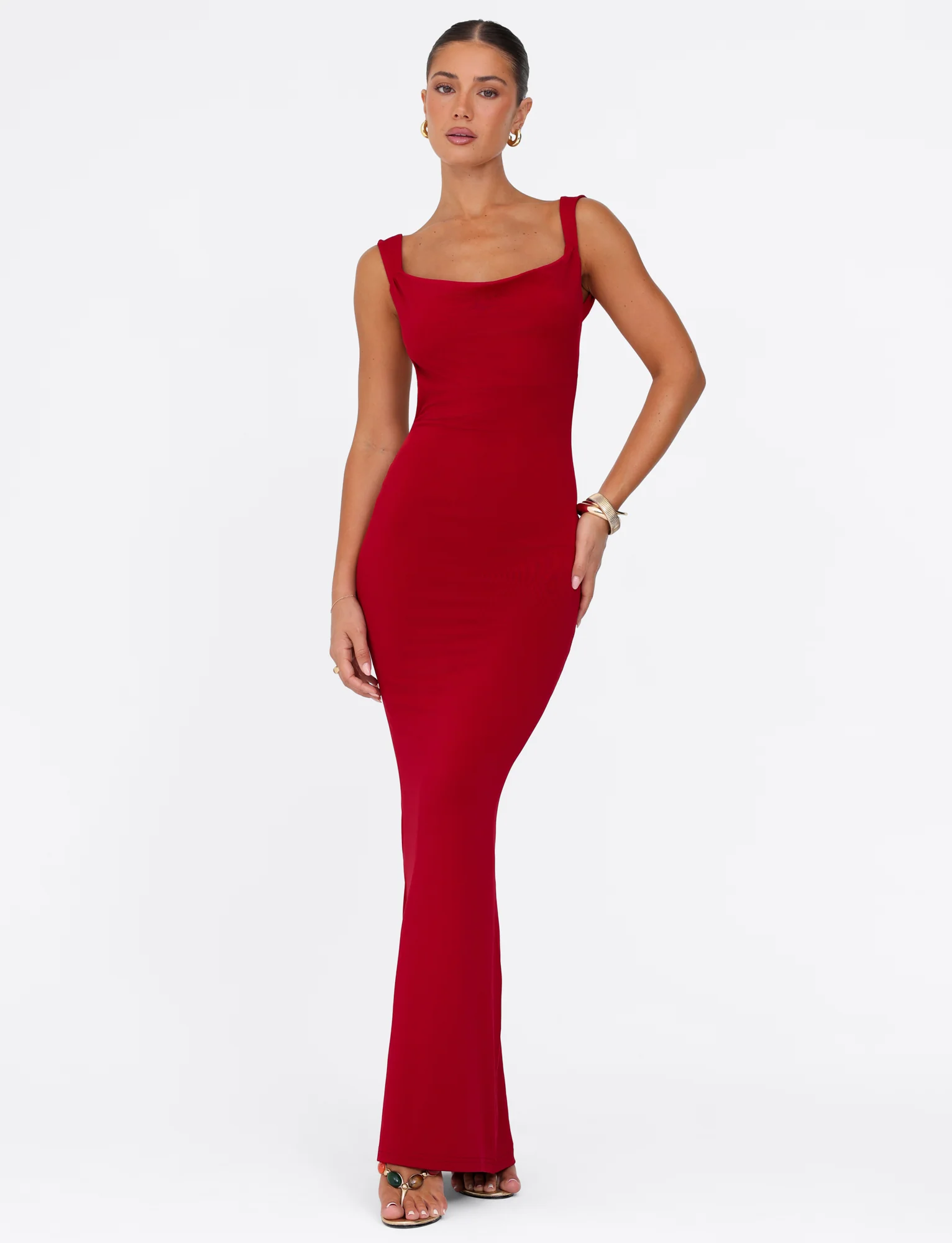 MORANA MAXI DRESS - RED