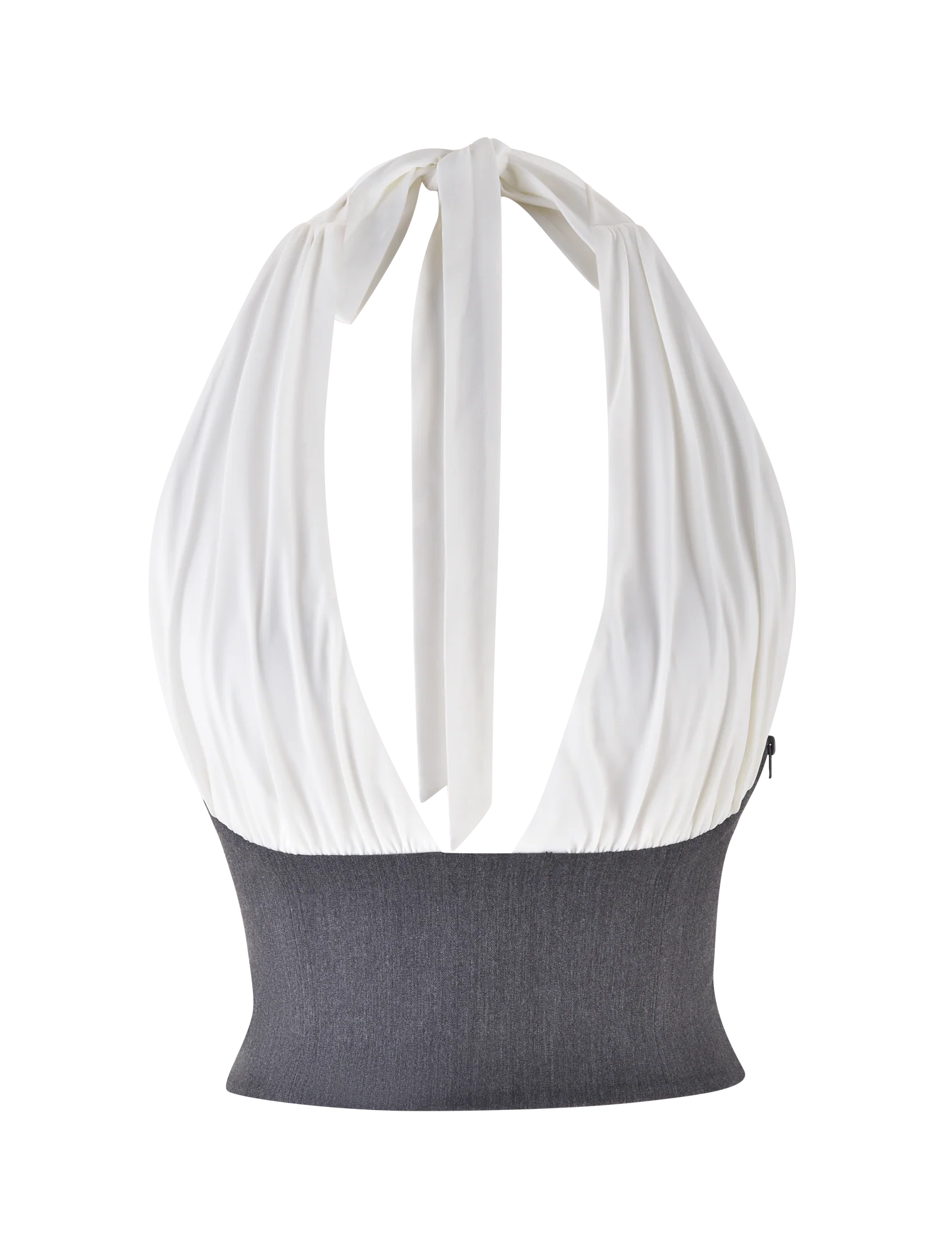 LOTUS TOP - CREAM : GREY