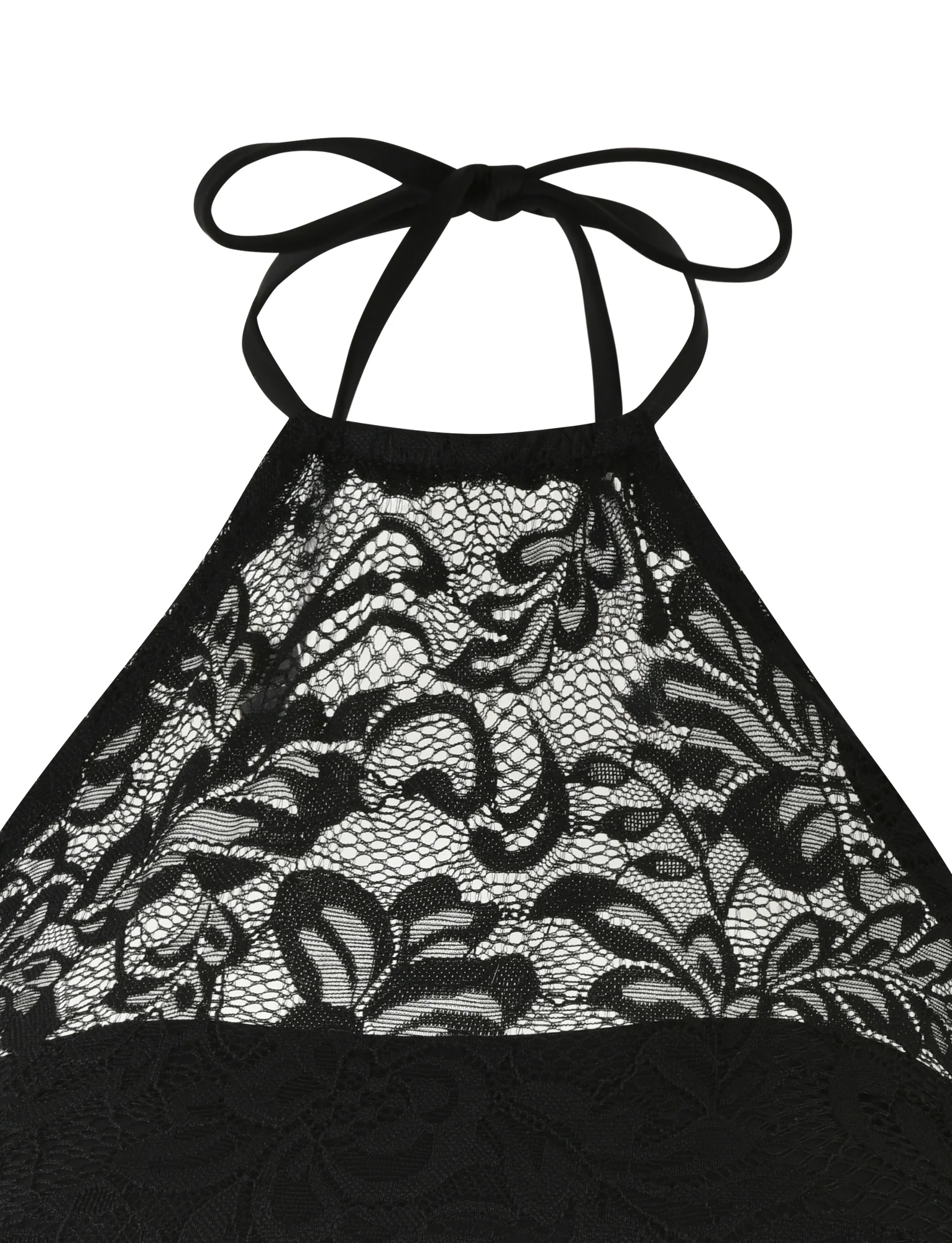 SIYA LACE TOP - BLACK : LACE : BLACK LACE