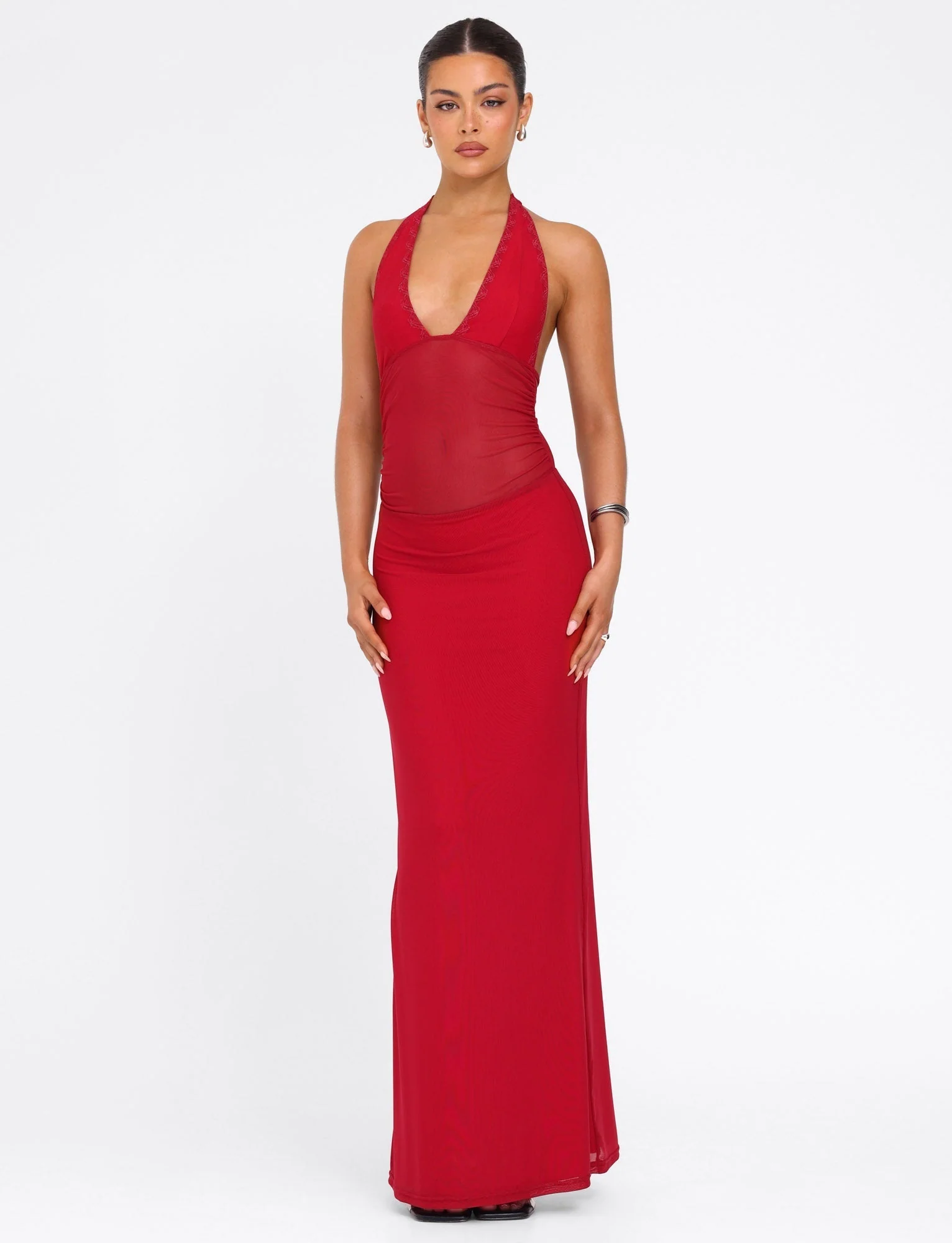 BRESILY MAXI DRESS - RED