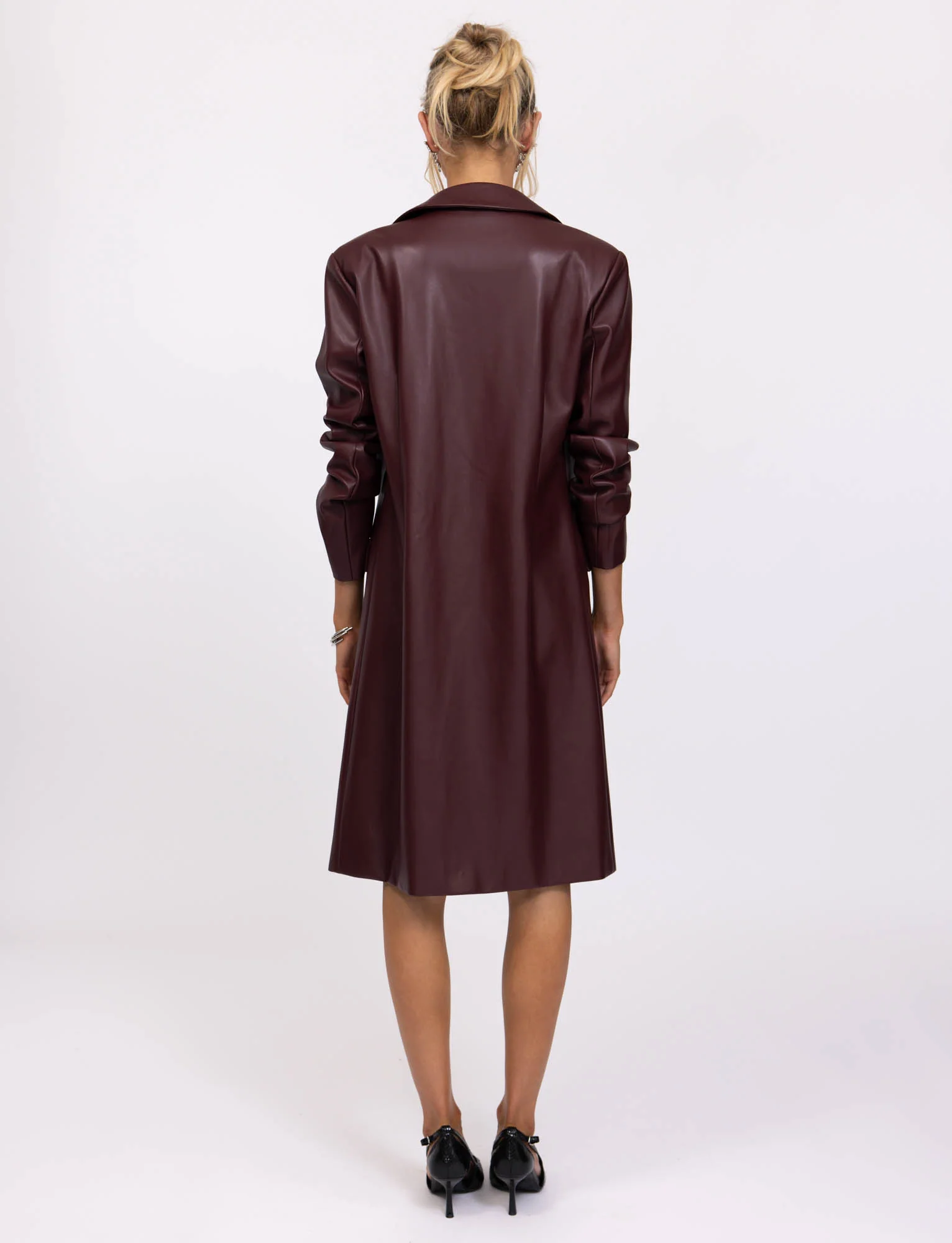 LYON TRENCH COAT - RED : CHERRY RED