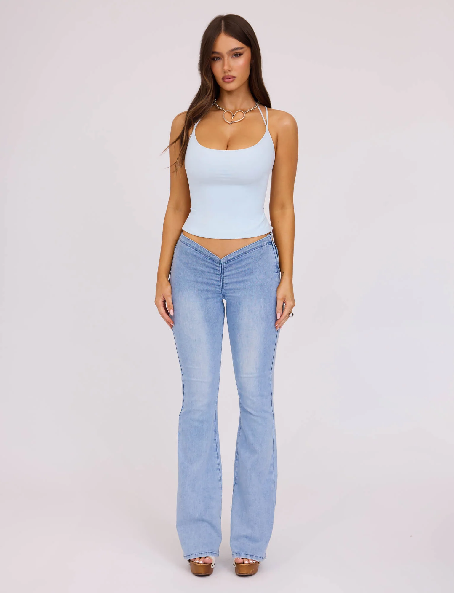 ZAIDA TOP - BLUE : PASTEL BLUE