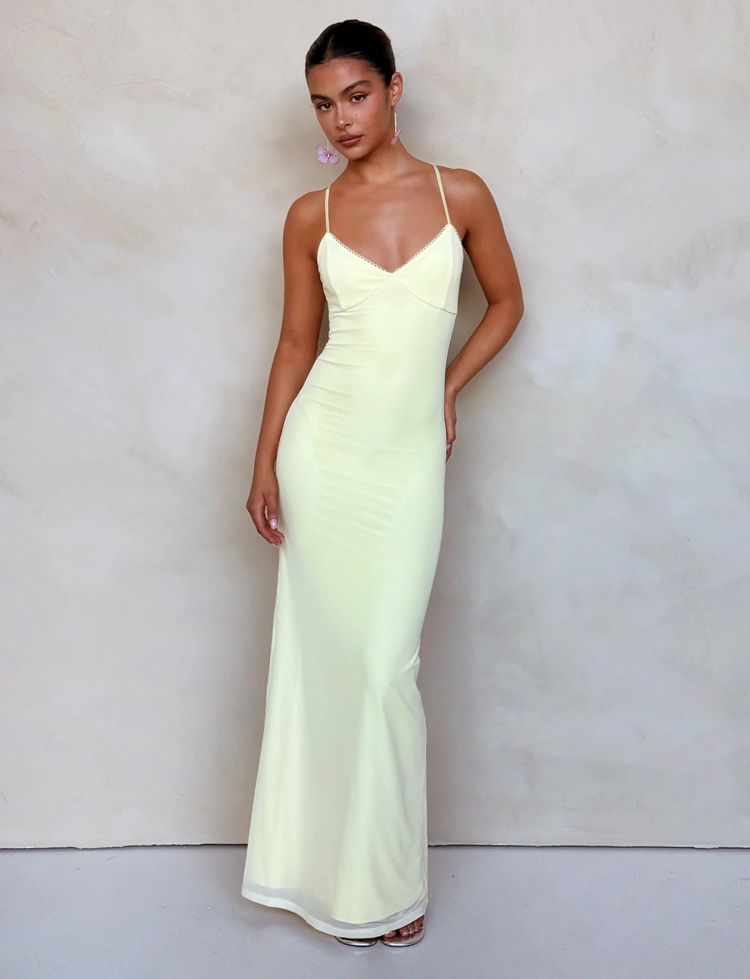 JULIANNA DRESS - YELLOW : LEMON