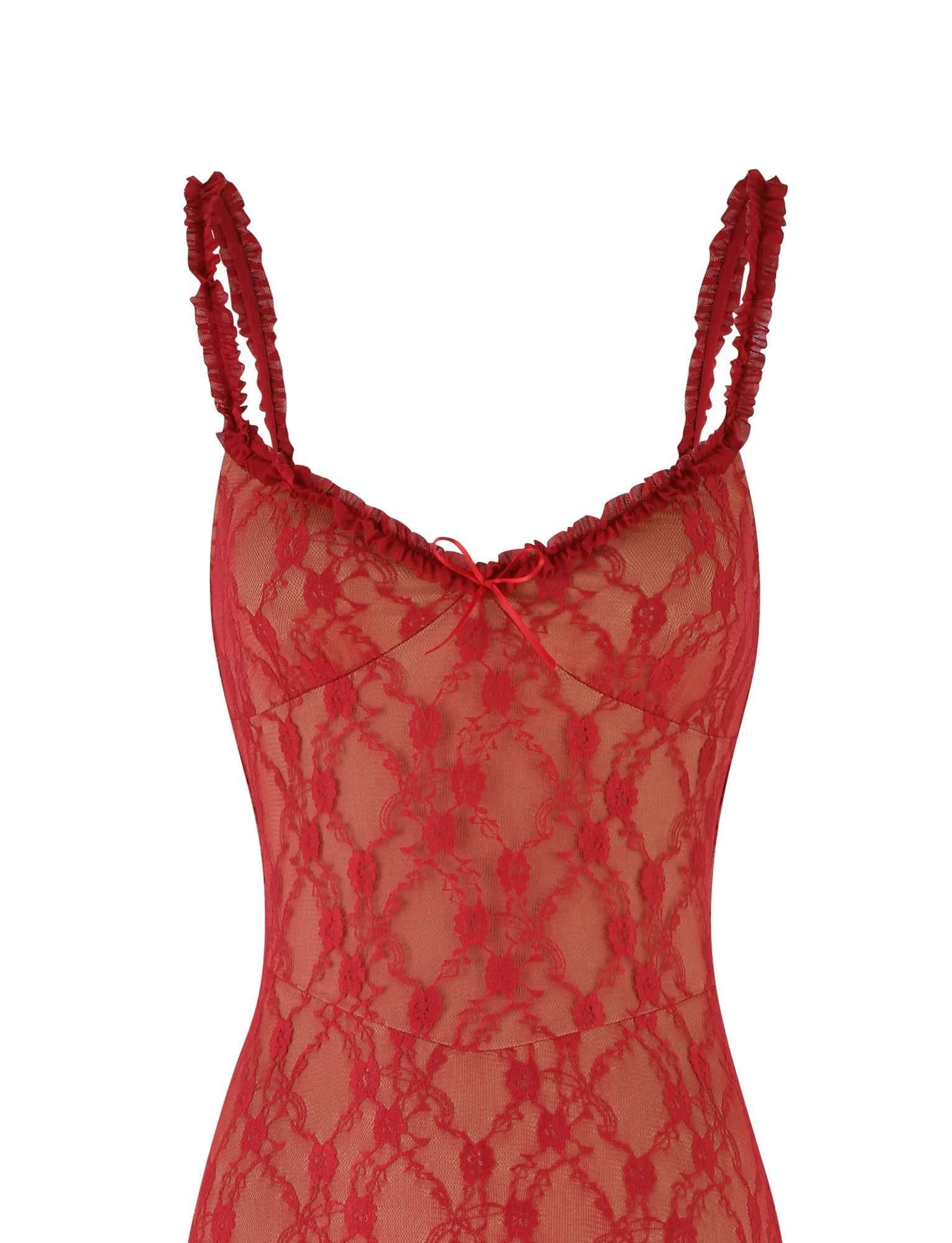 DEJA DRESS - RED : BERRY RED