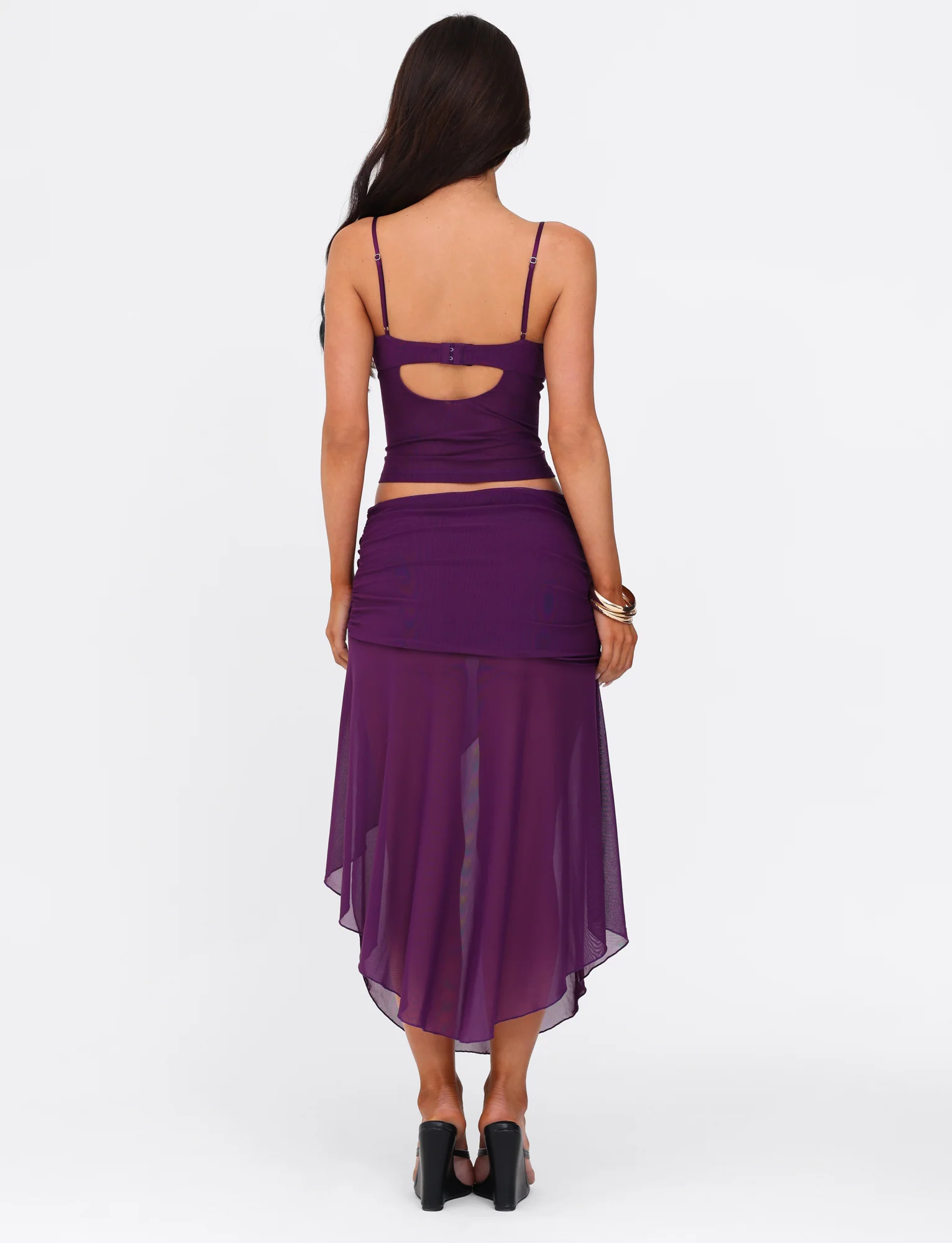 MARIANA SKIRT - PURPLE