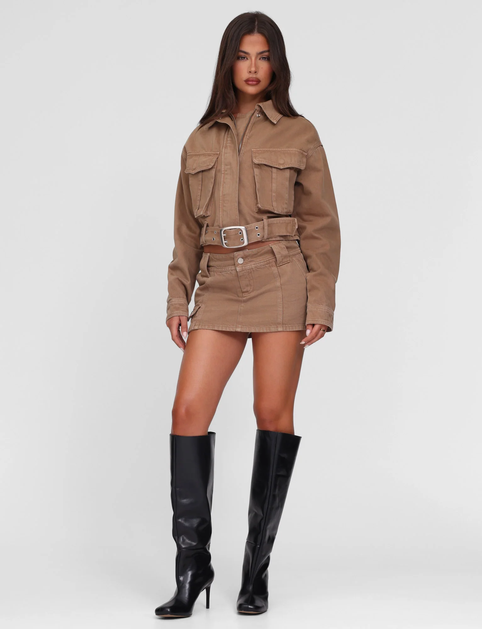 ZELIE JACKET - NEUTRAL : SANDBLAST : WASHED TAN