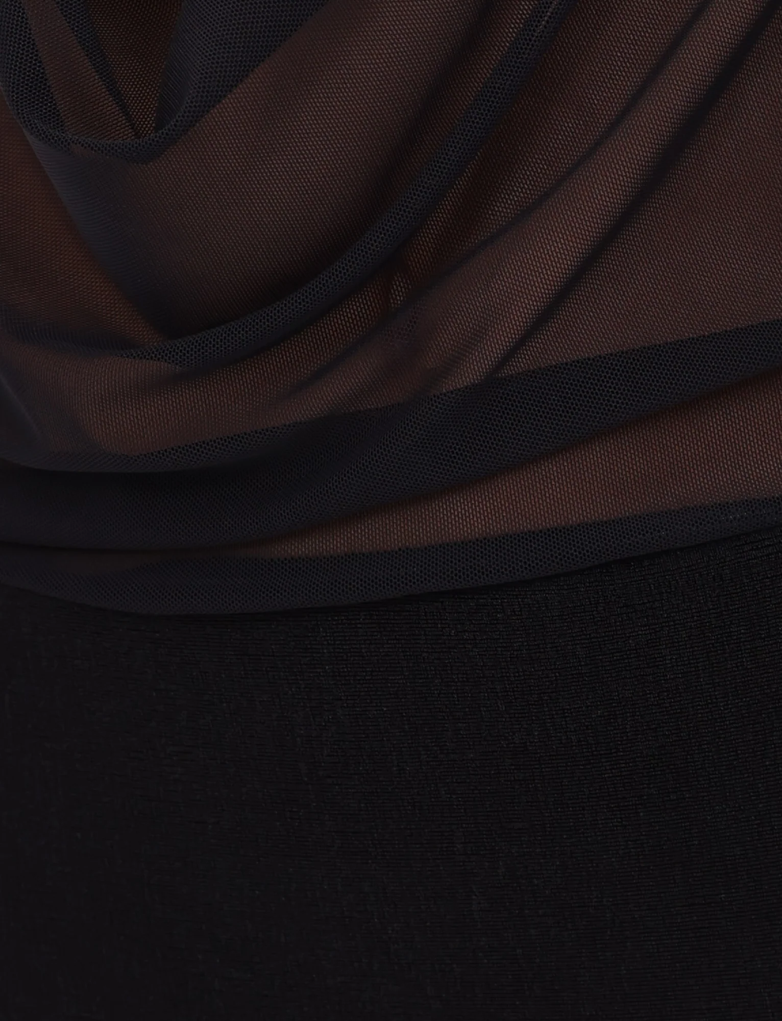 MAKENA TWO-PIECE DRESS - BLACK