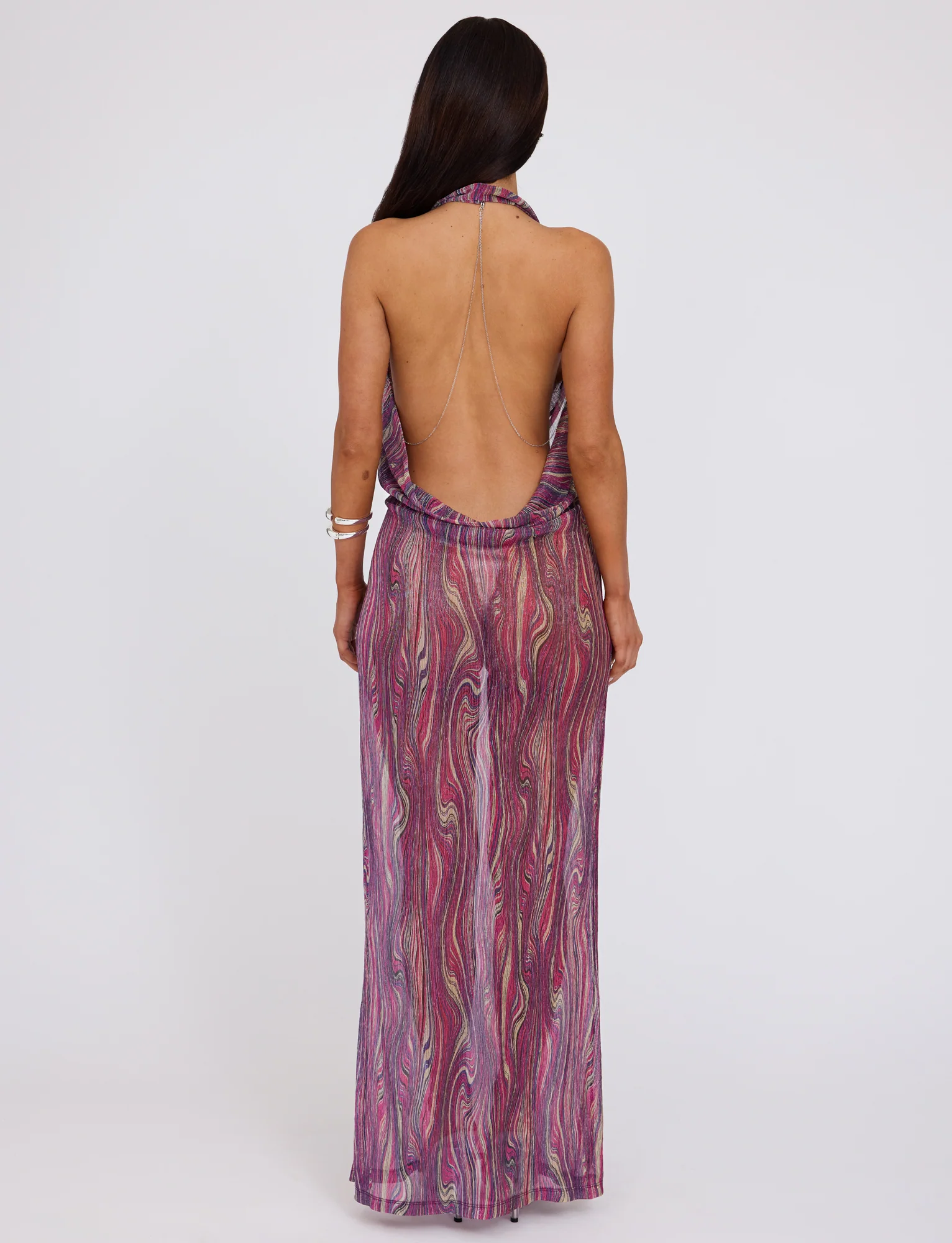 SONORA DRESS - MULTI : ROSE STRIPE