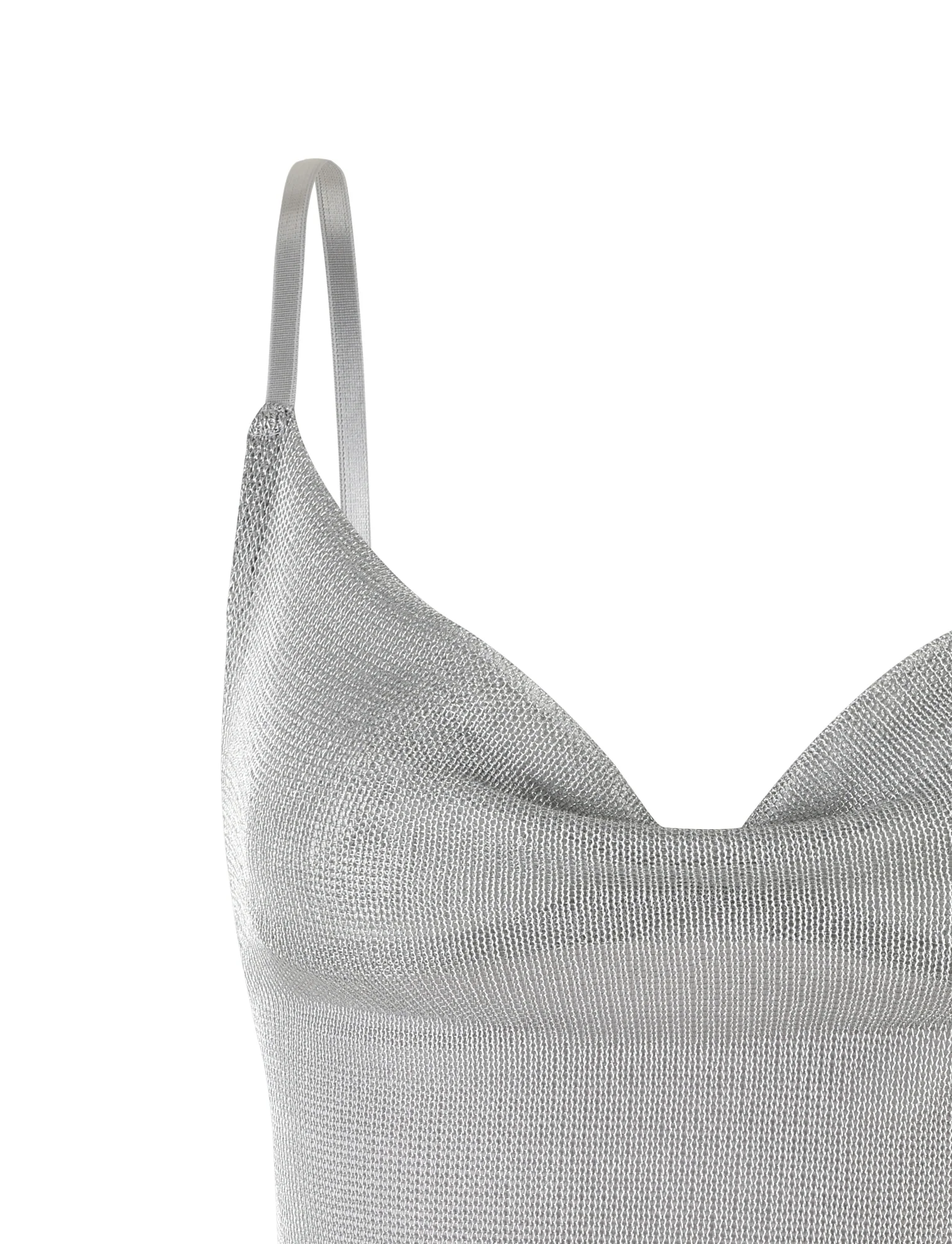 WYNNE TOP - GREY : SILVER