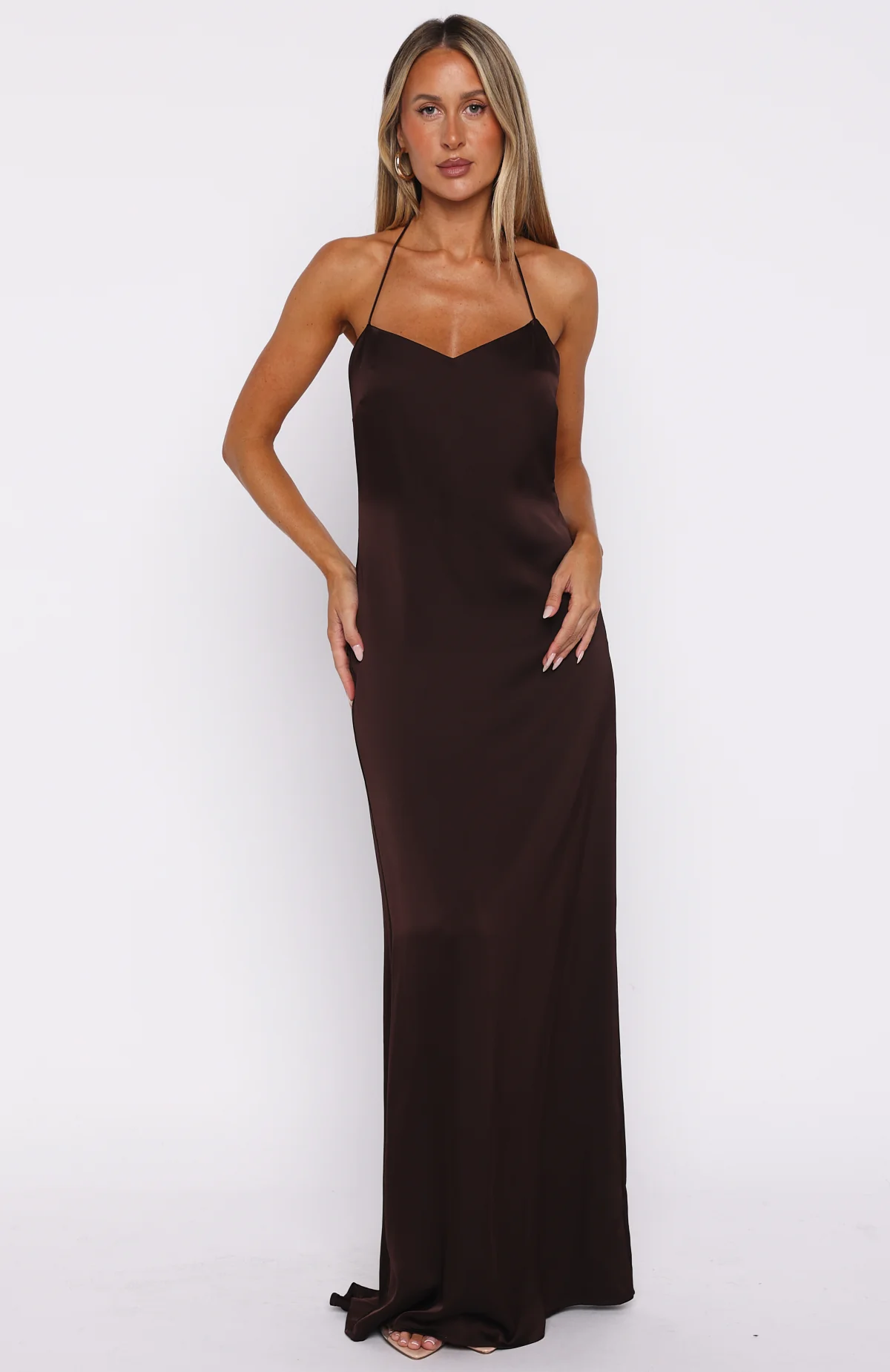 Amore Maxi Dress Dark Chocolate