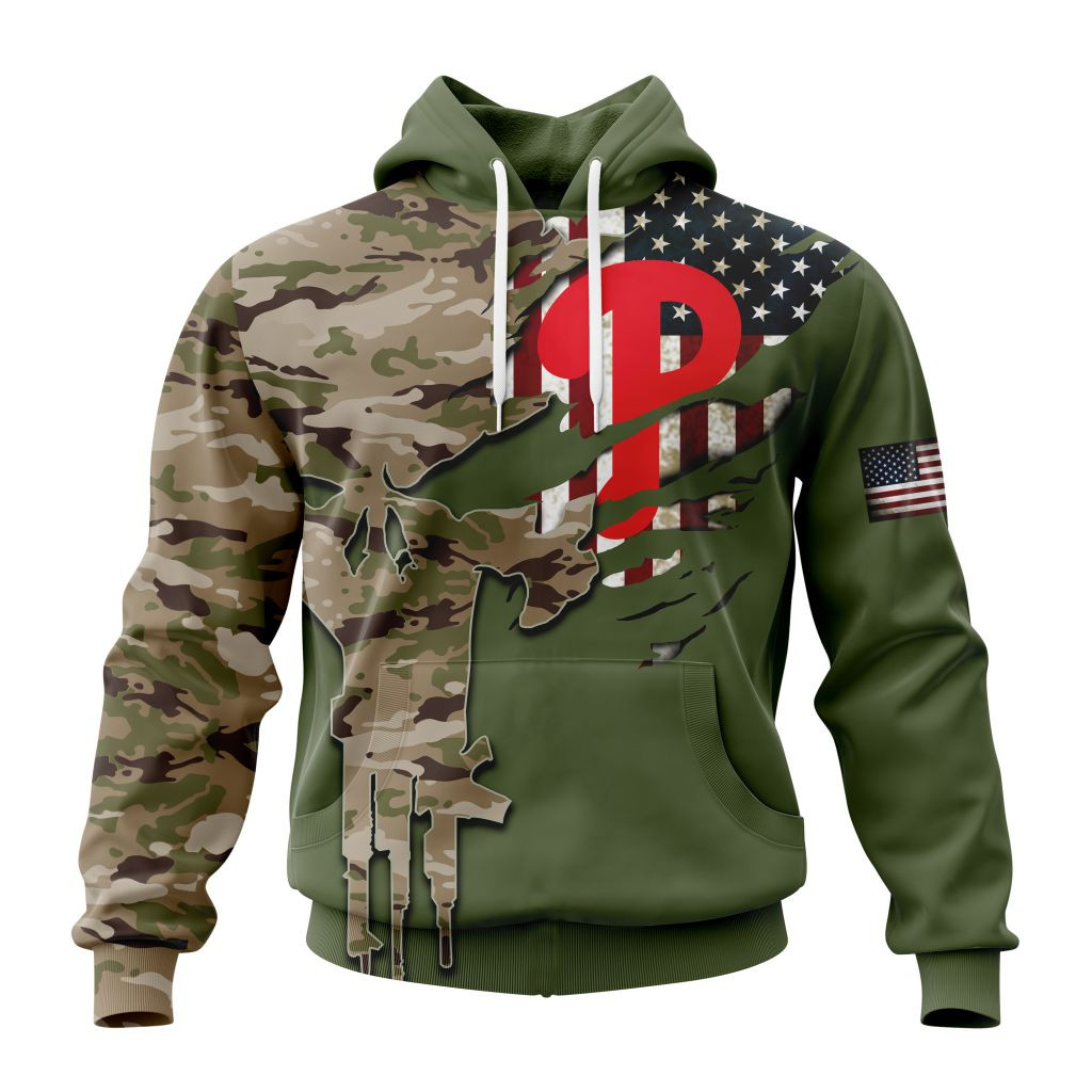 Philadelphia Phillies | Special Camo Design For Veterans Day