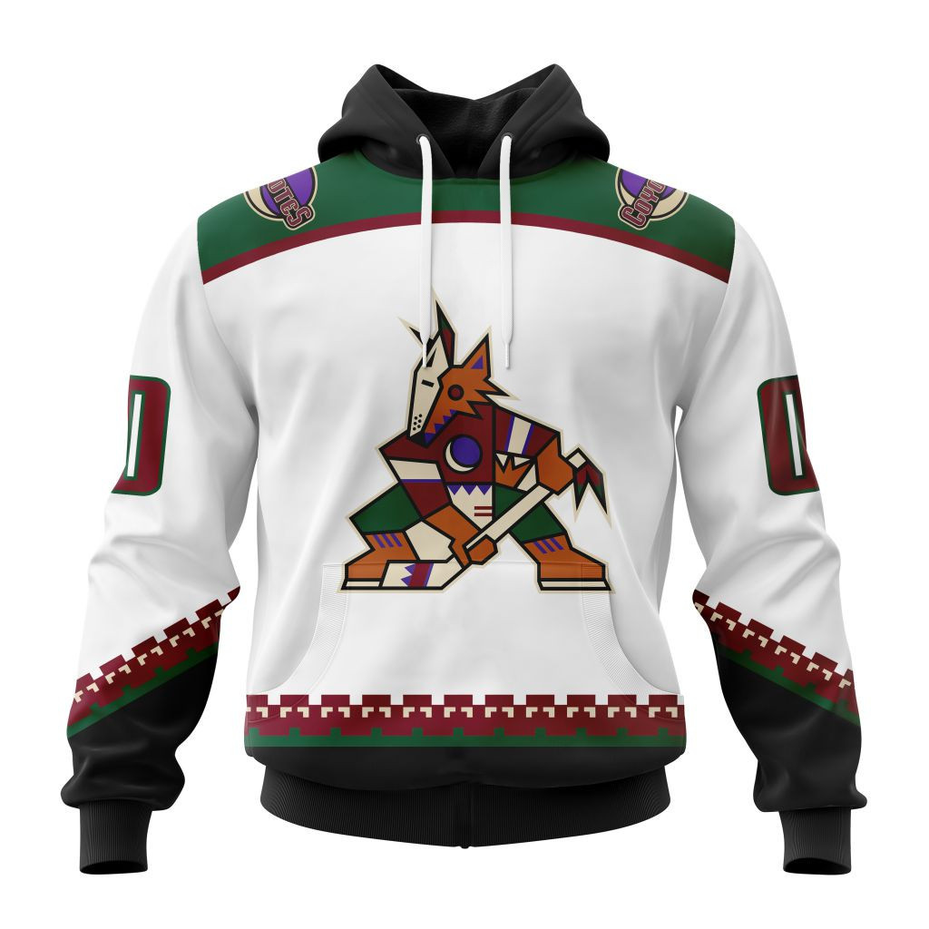Arizona Coyotes | Personalized Away Hoodie Jerseys