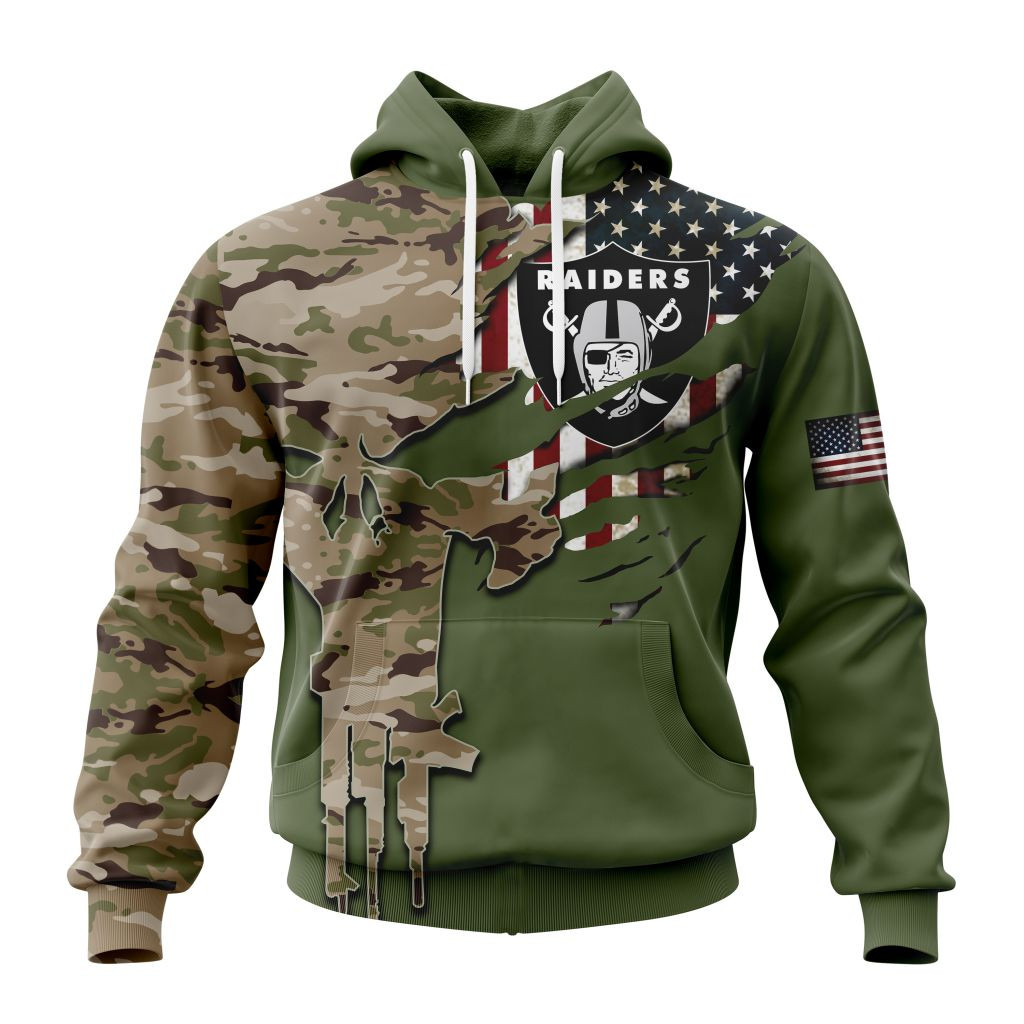 Las Vegas Raiders | Special Camo Design For Veterans Day