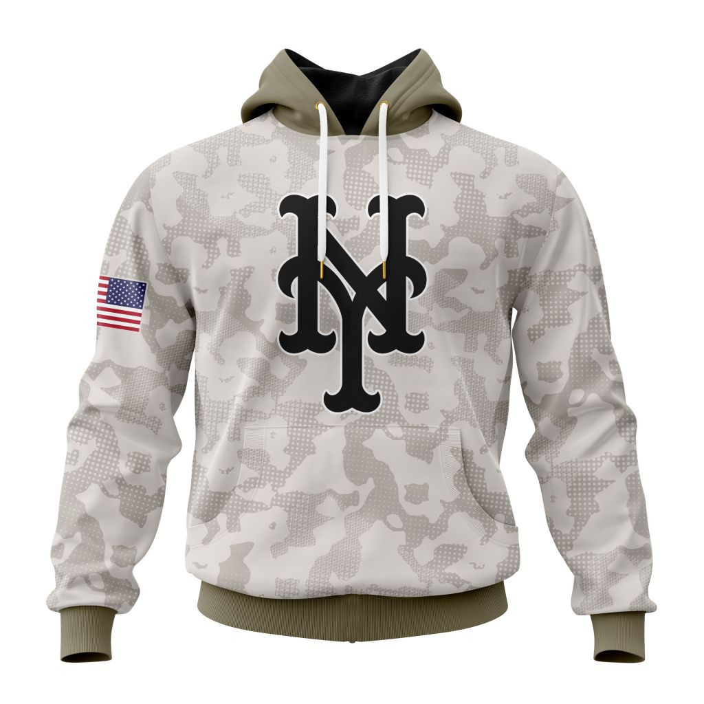 New York Mets | Special Hoodie Armed Forces Day Design