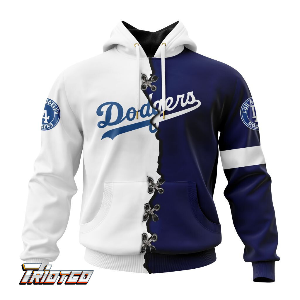 Los Angeles Dodgers | Personalized Hoodie Mix Jersey Design