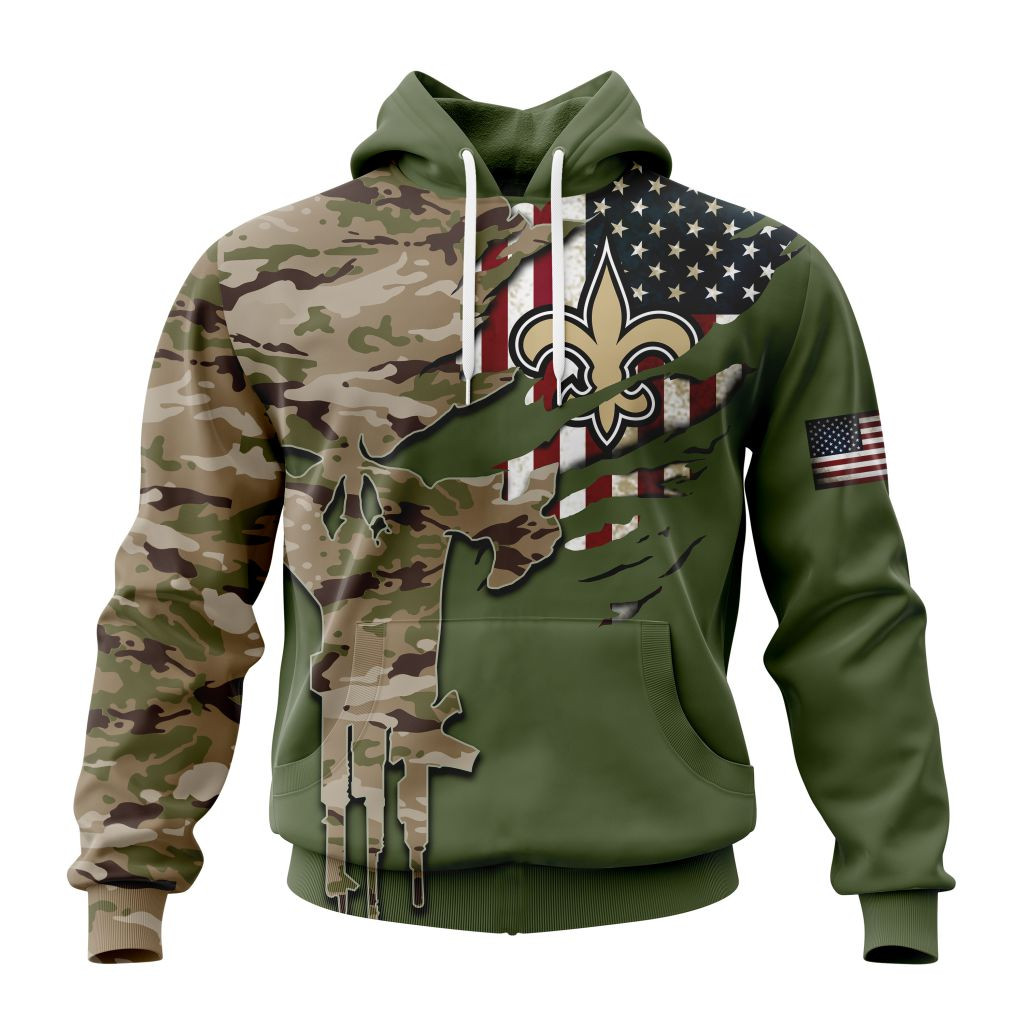 New Orleans Saints | Special Camo Design For Veterans Day