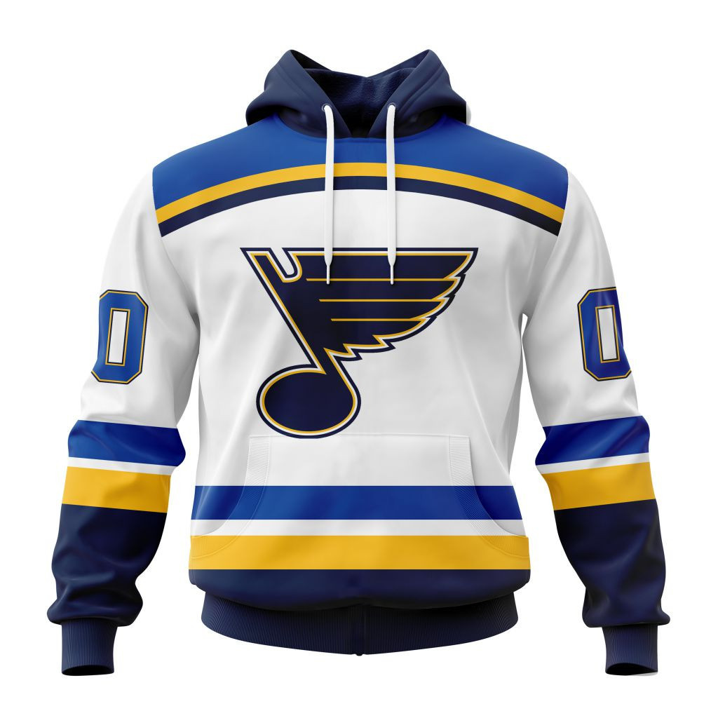 St. Louis Blues | Personalized Away Hoodie Jerseys