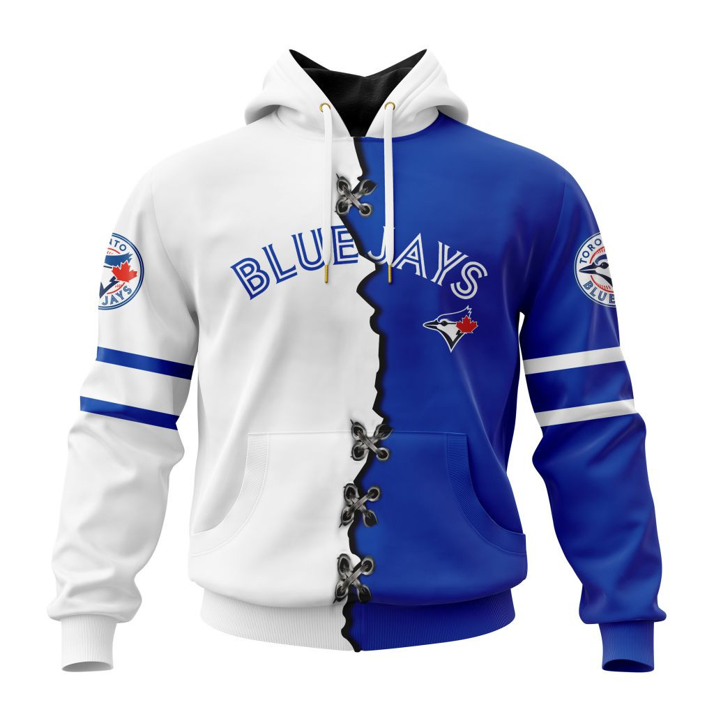 Toronto Blue Jays | Personalized Hoodie Mix Jersey Design
