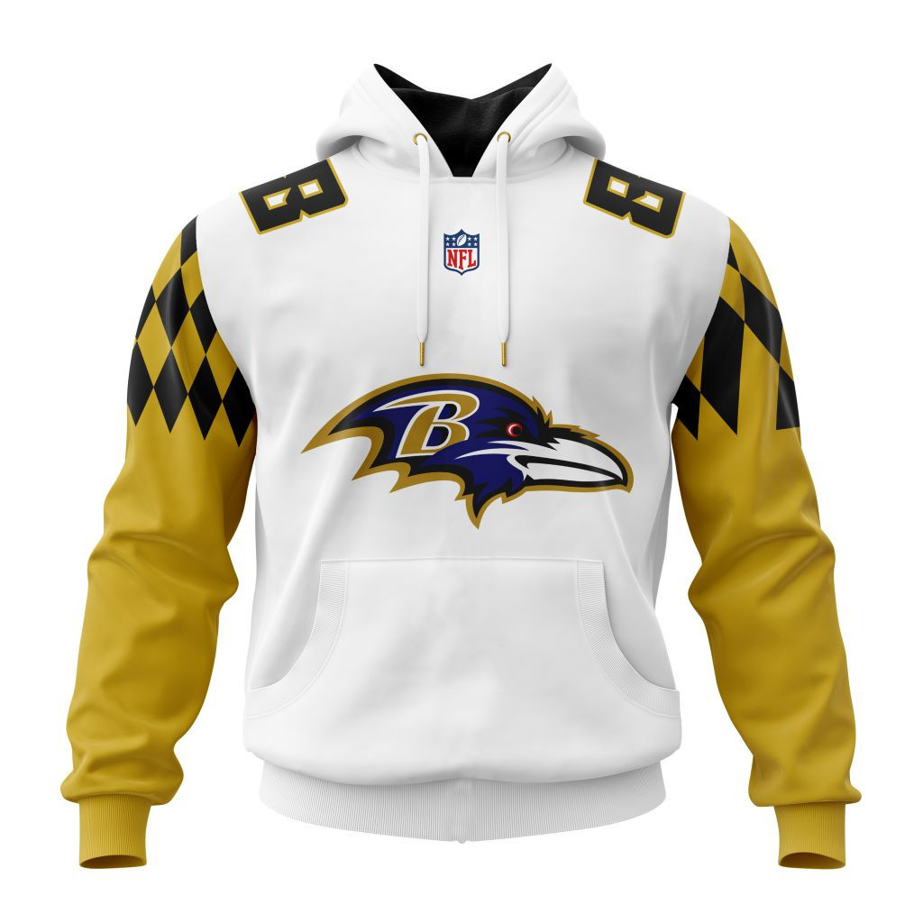 Baltimore Ravens | Personalized Hoodie Away Design