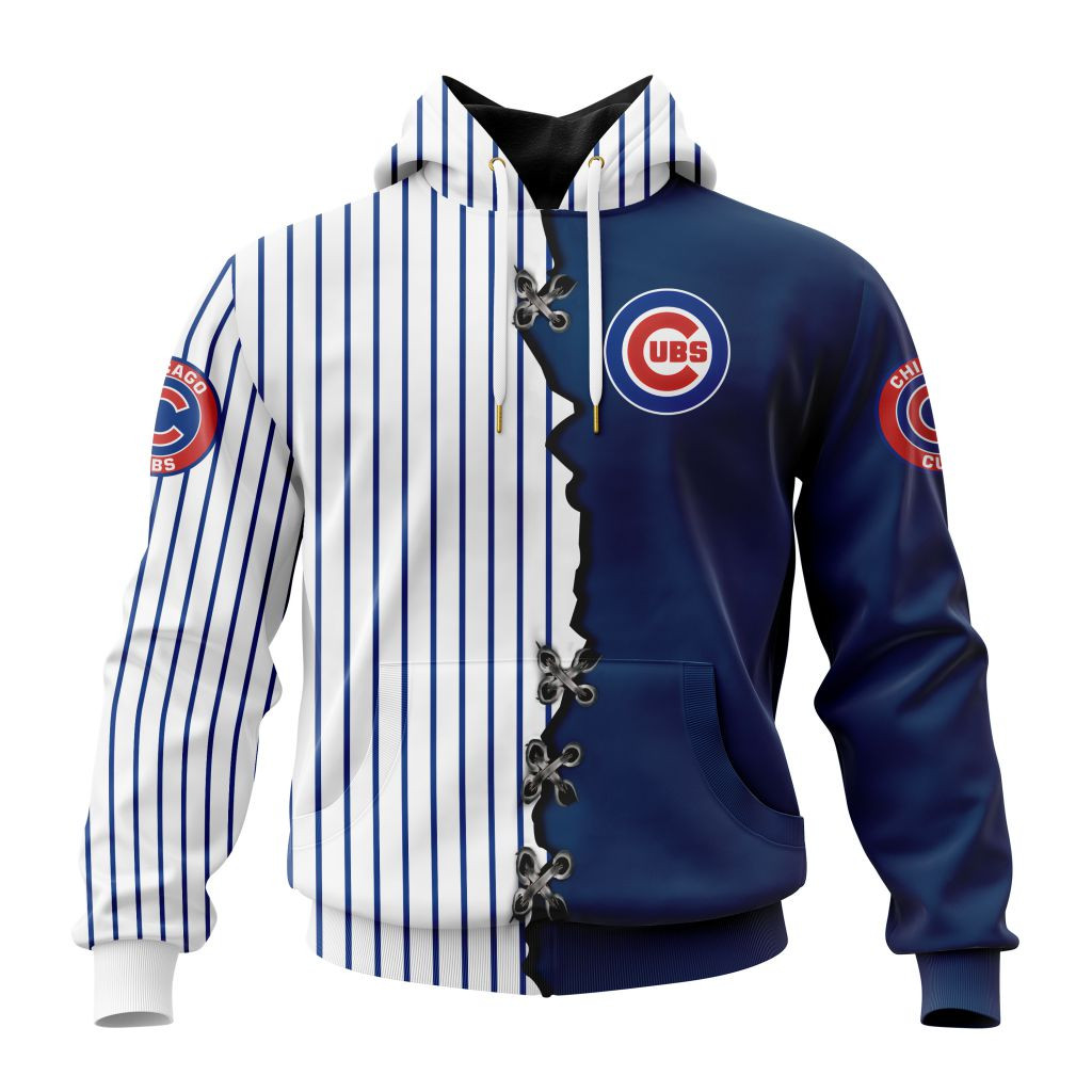 Chicago Cubs | Personalized Hoodie Mix Jersey Design