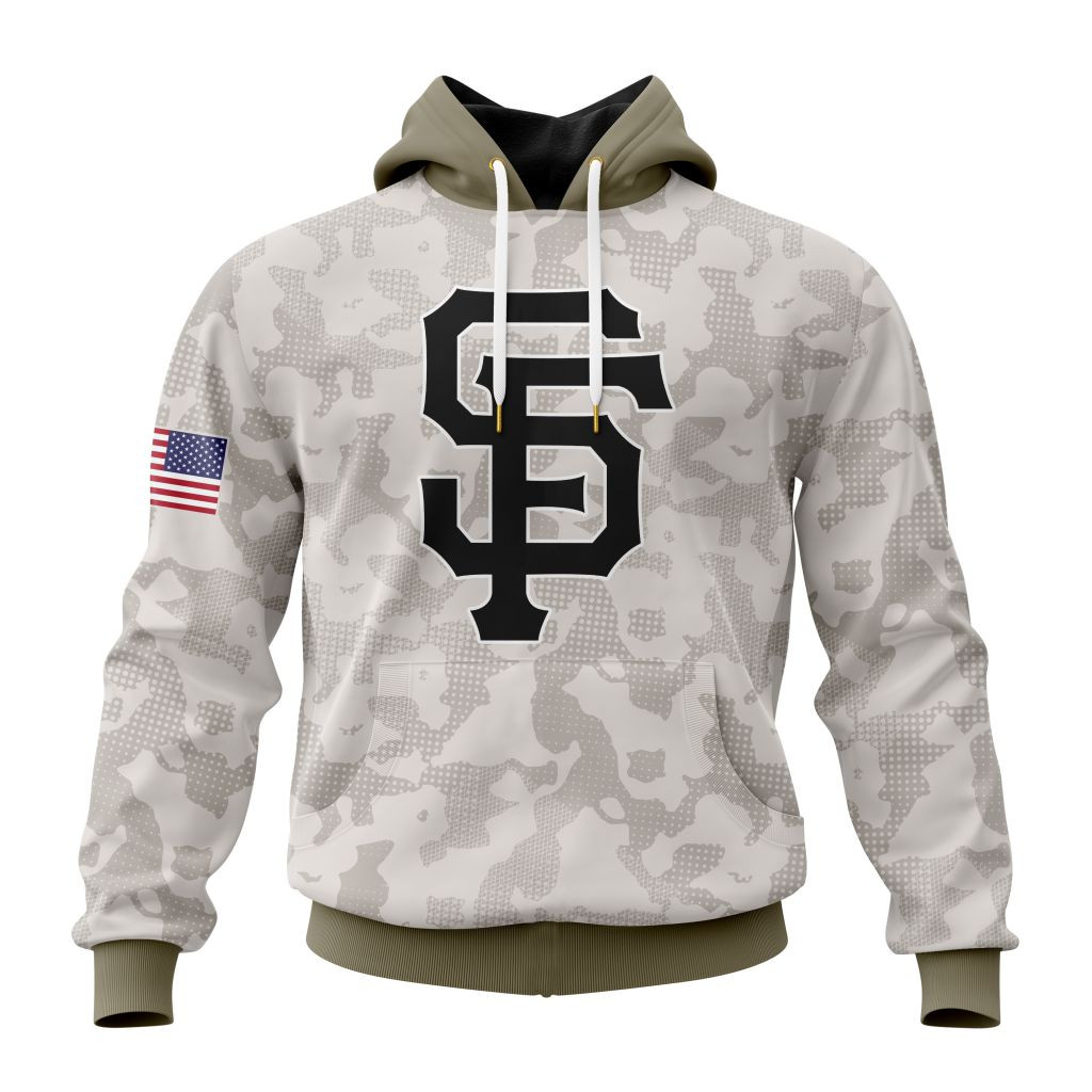 San Francisco Giants | Special Hoodie Armed Forces Day Design