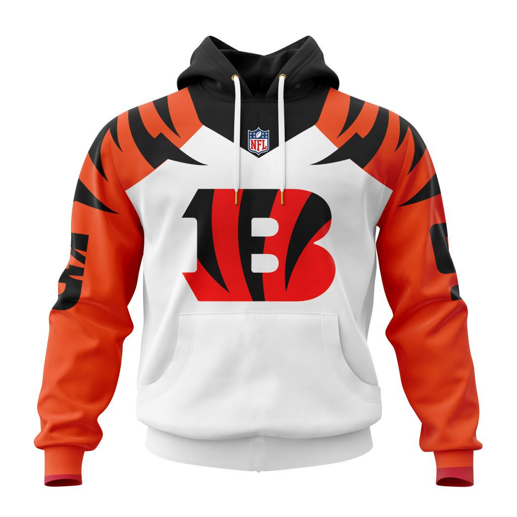 Cincinnati Bengals | Personalized Hoodie Away Design