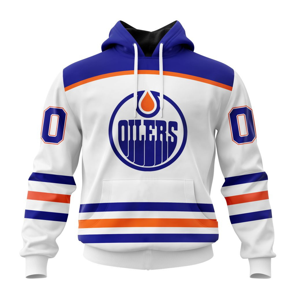 Edmonton Oilers | Personalized Away Hoodie Jerseys