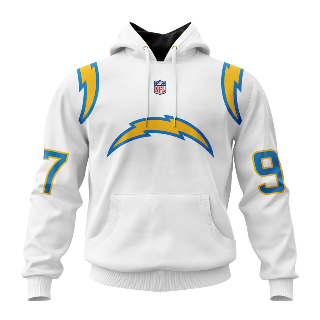 Los Angeles Chargers | Personalized Hoodie Away Design