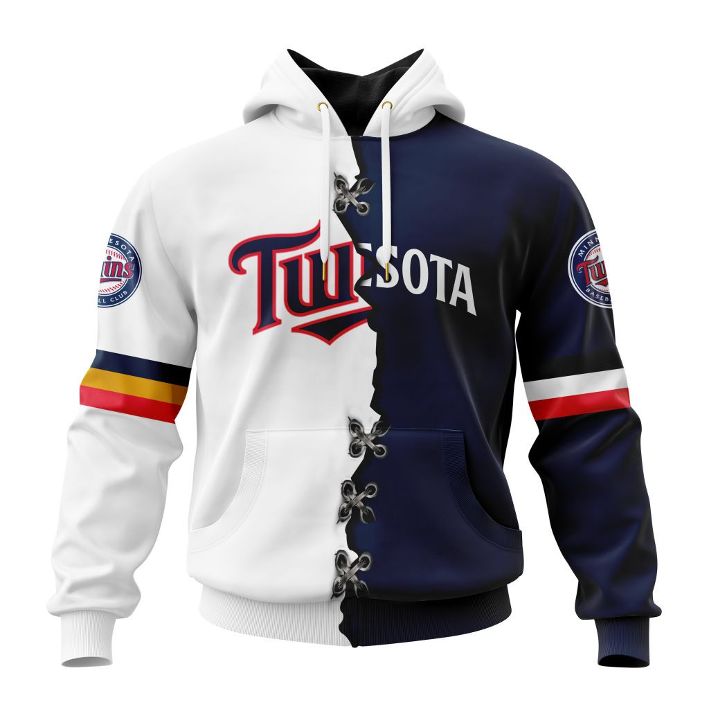 Minnesota Twins | Personalized Hoodie Mix Jersey Design