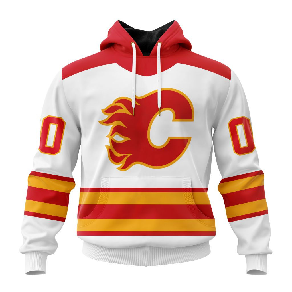 Calgary Flames | Personalized Away Hoodie Jerseys