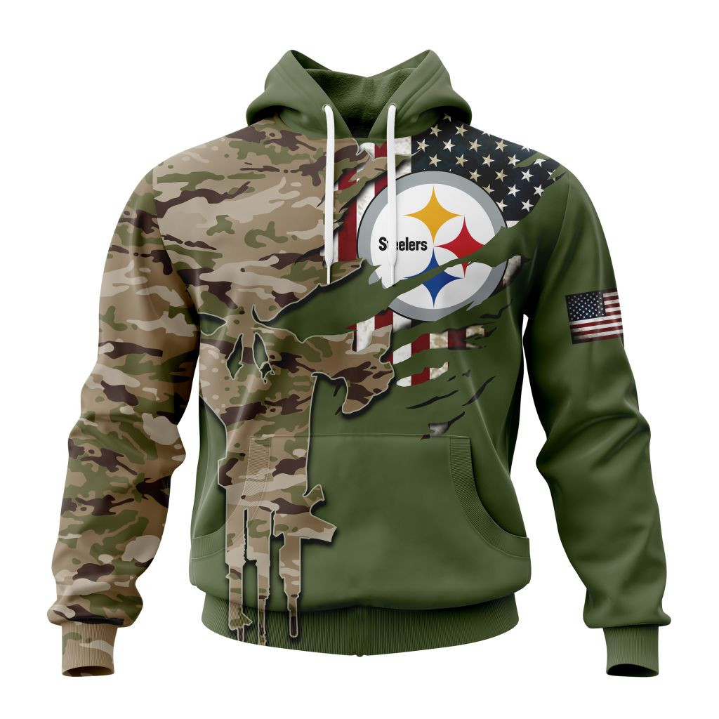 Pittsburgh Steelers | Special Camo Design For Veterans Day