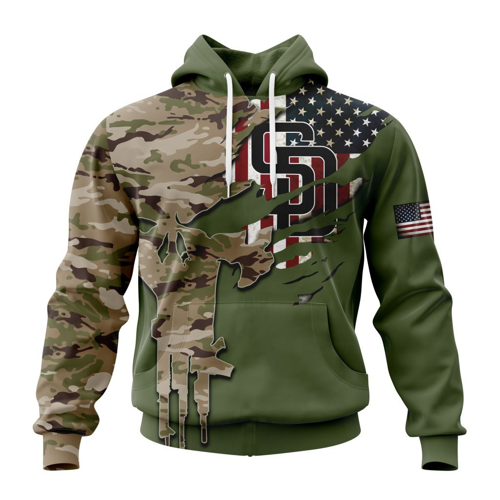 San Diego Padres | Special Camo Design For Veterans Day