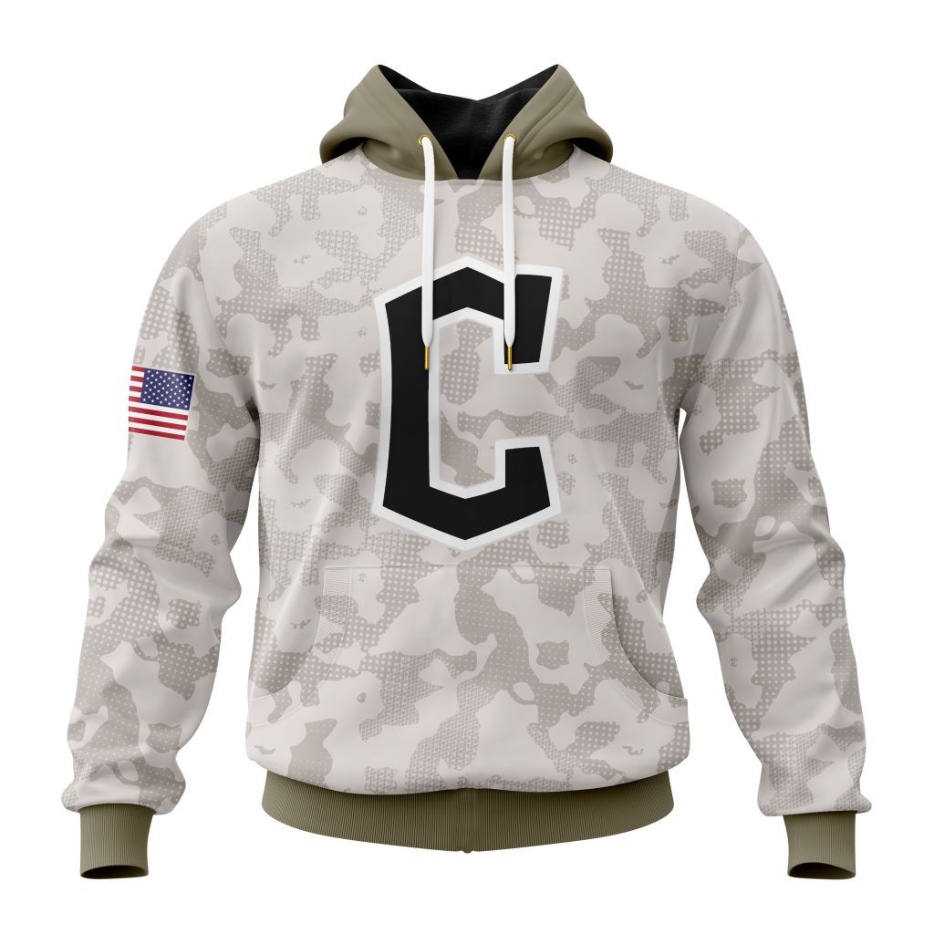 Cleveland Guardians | Special Hoodie Armed Forces Day Design