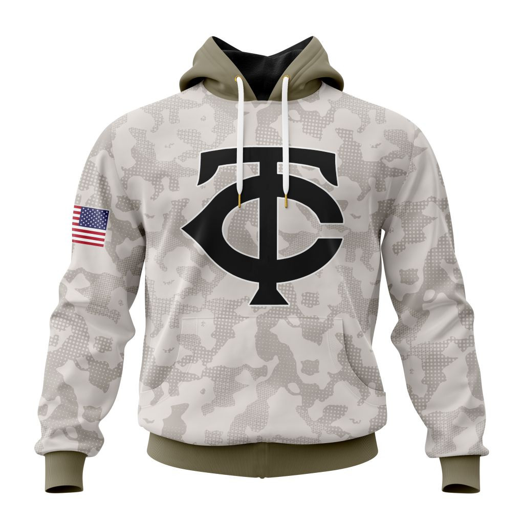 Minnesota Twins | Special Hoodie Armed Forces Day Design