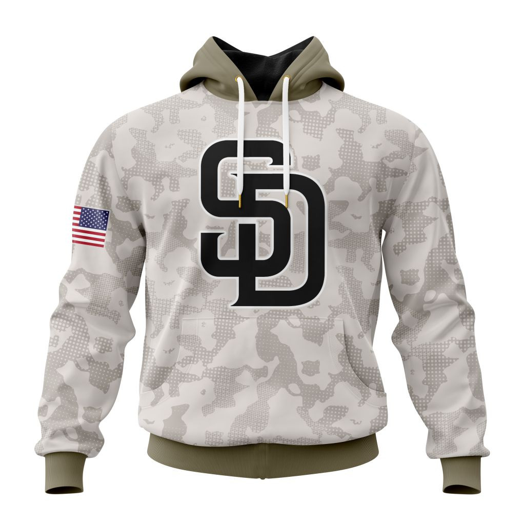 San Diego Padres | Special Hoodie Armed Forces Day Design