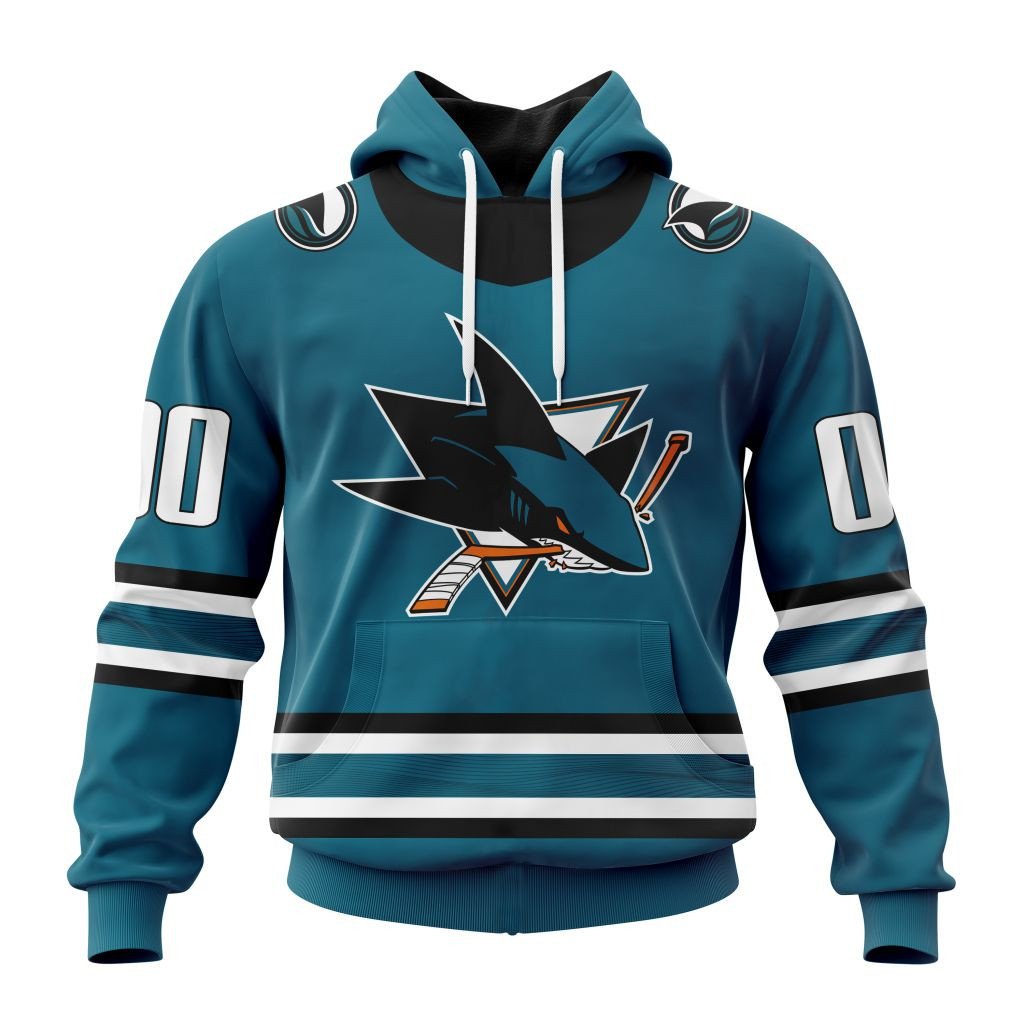 San Jose Sharks | Personalized Home Hoodie Jerseys