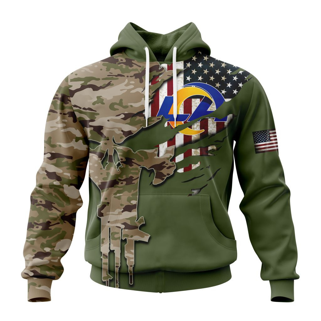 Los Angeles Rams | Special Camo Design For Veterans Day