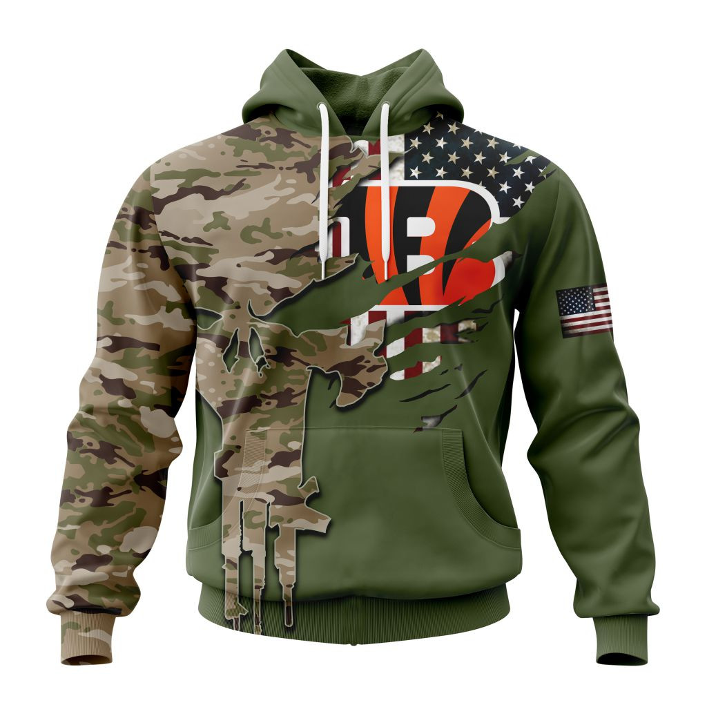Cincinnati Bengals | Special Camo Design For Veterans Day