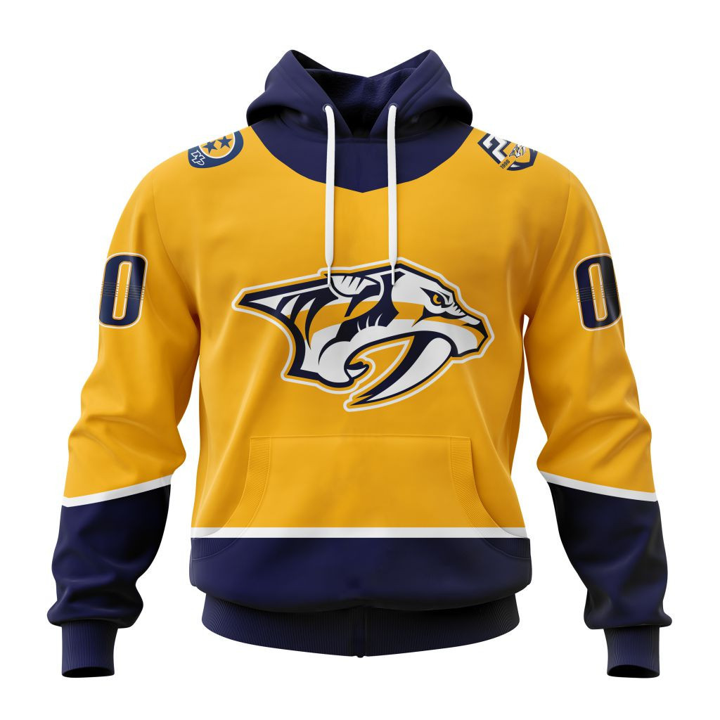 Nashville Predators | Personalized Home Hoodie Jerseys