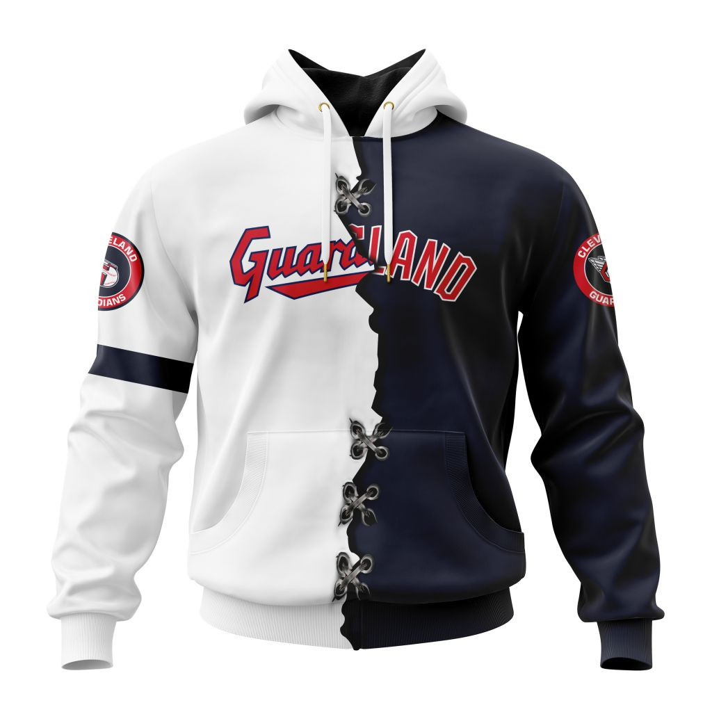 Cleveland Indians | Personalized Hoodie Mix Jersey Design