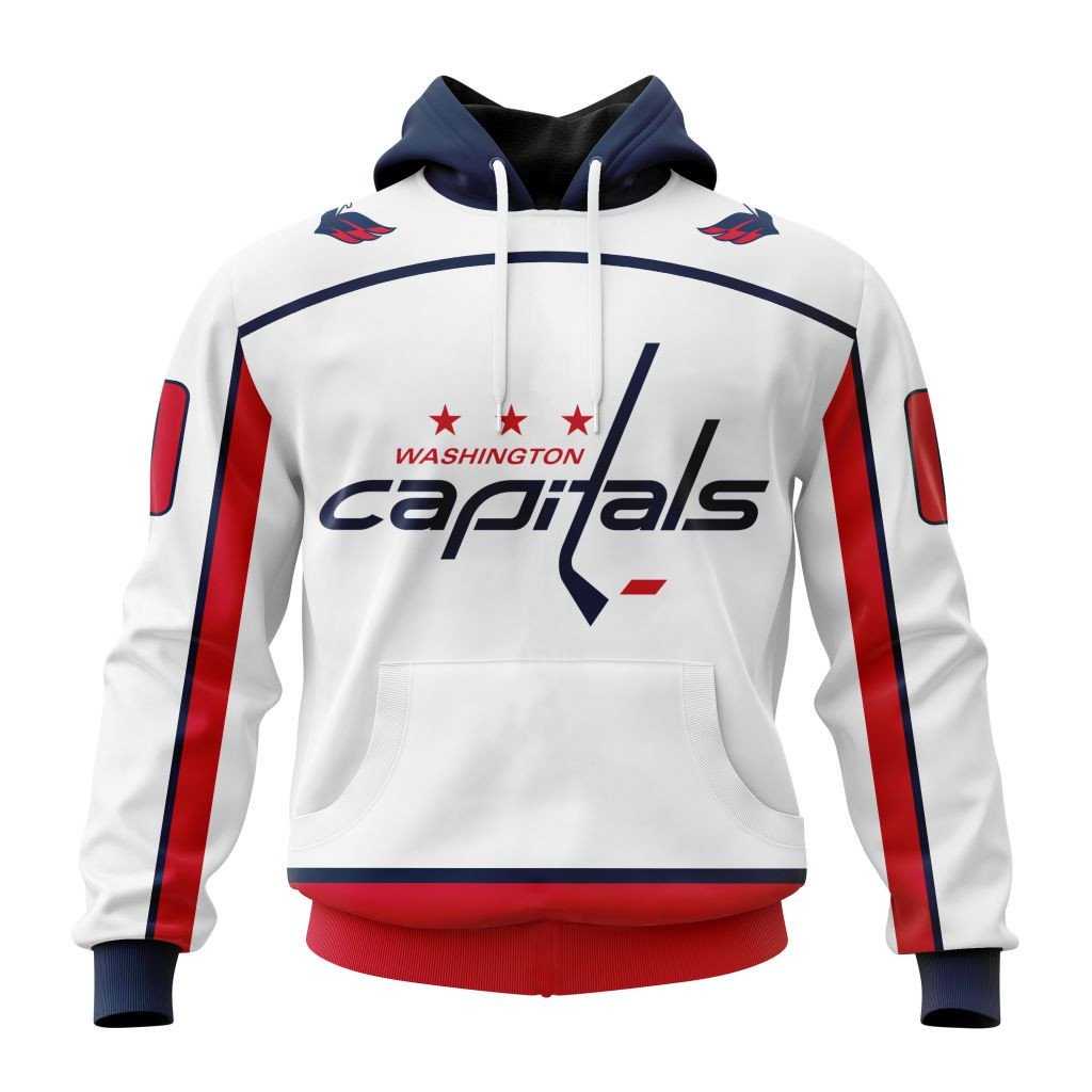 Washington Capitals | Personalized Away Hoodie Jerseys