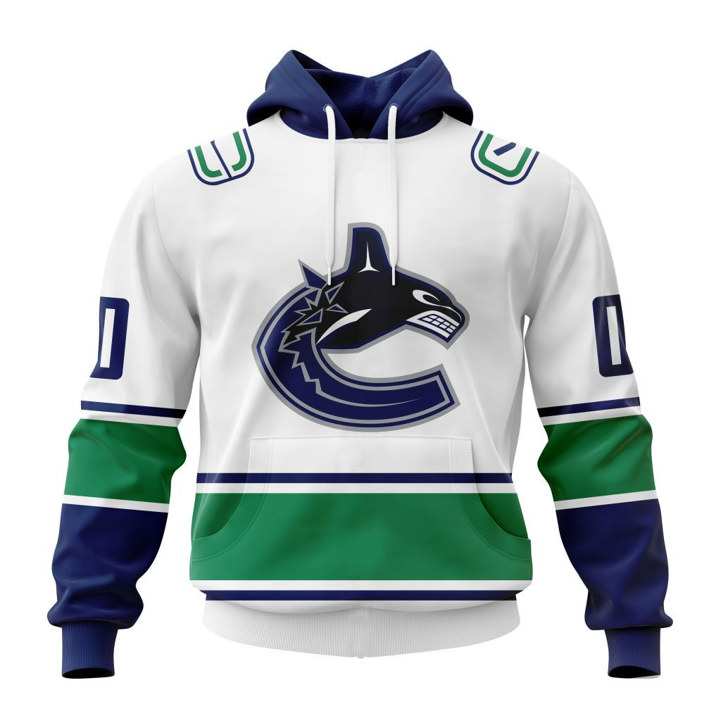 Vancouver Canucks | Personalized Away Hoodie Jerseys