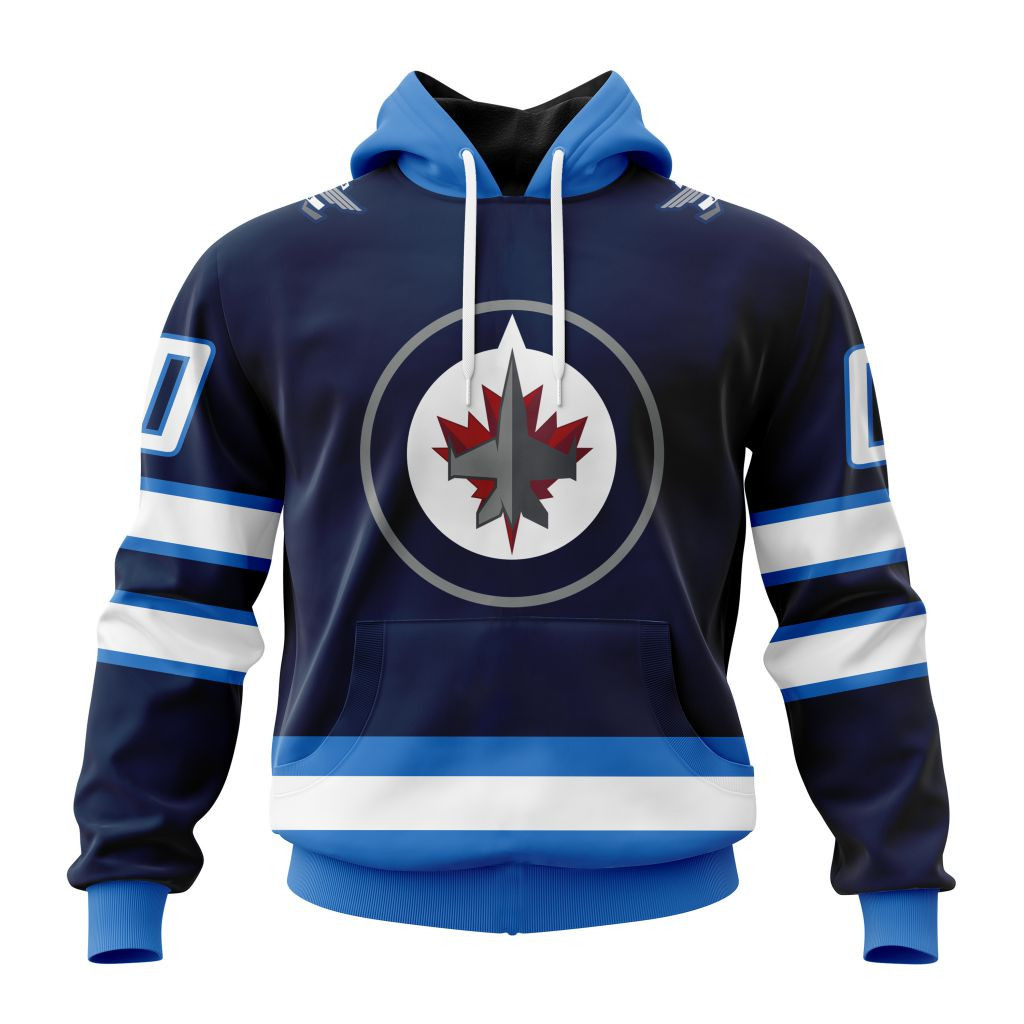 Winnipeg Jets | Personalized Home Hoodie Jerseys