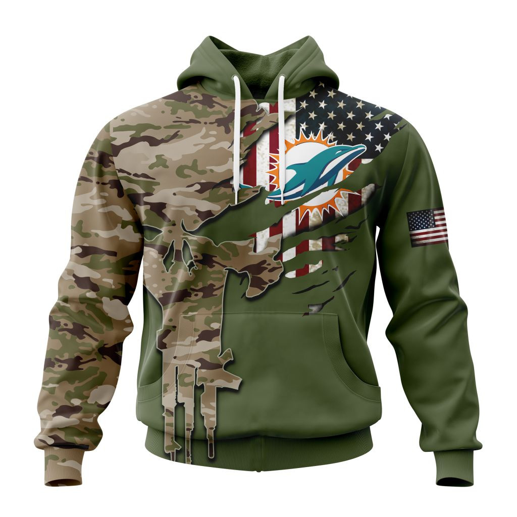 Miami Dolphins | Special Camo Design For Veterans Day