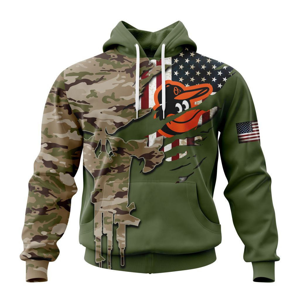 Baltimore Orioles | Special Camo Design For Veterans Day