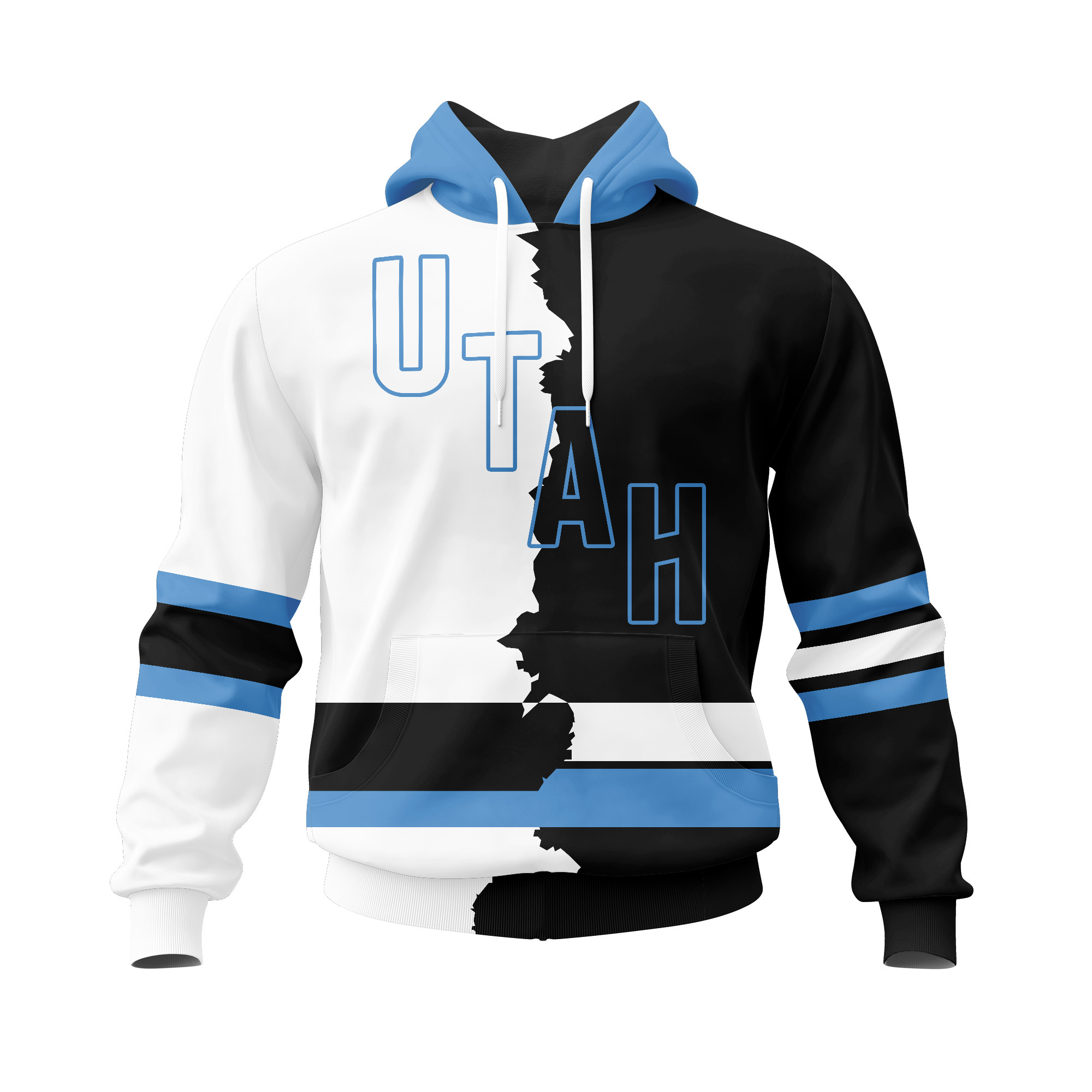 Utah Hockey Club | Personalize Home Mix Away Hoodie