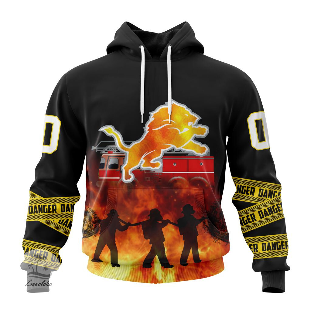 Detroit Lions | Specialized Design Honor Firefighter