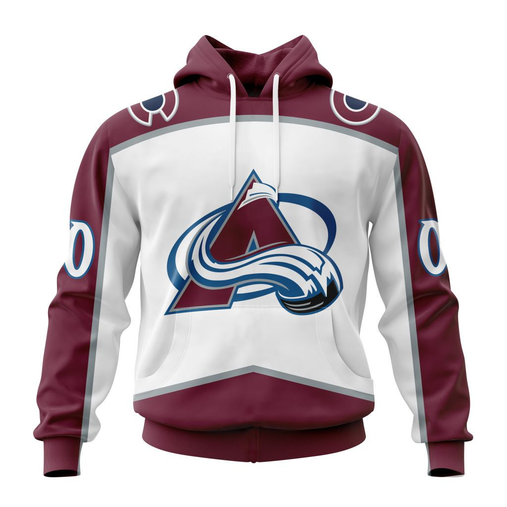 Colorado Avalanche | Personalized Away Hoodie Jerseys